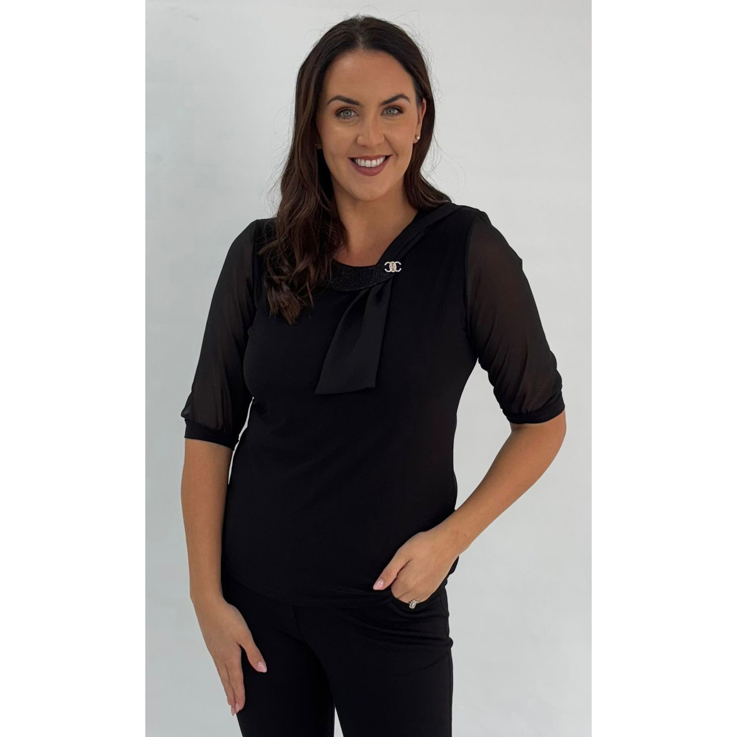 YEW Black Crystal Top