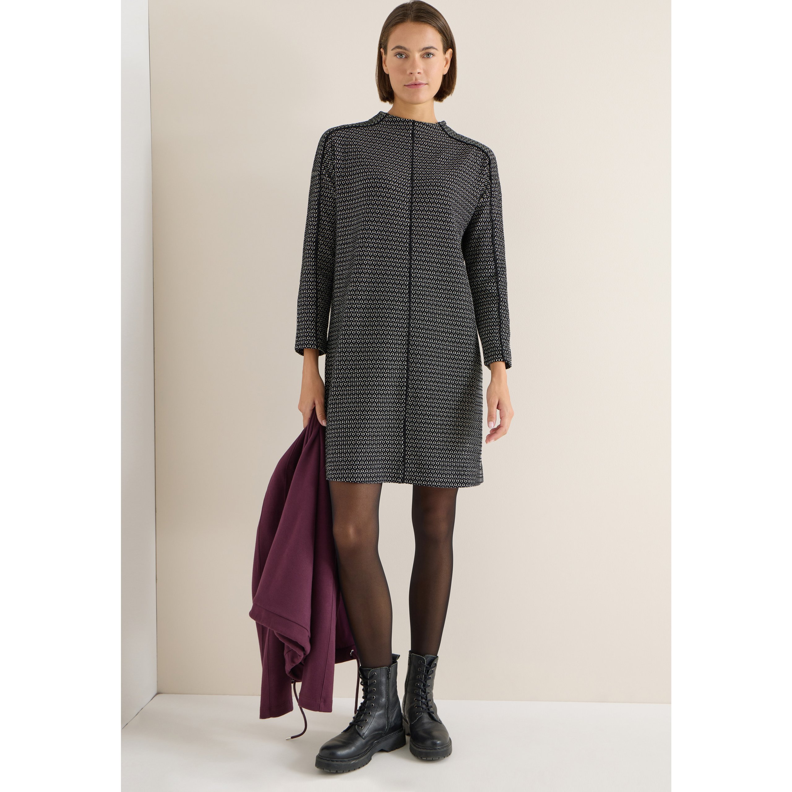 Cecil Two Tone Structure Dress