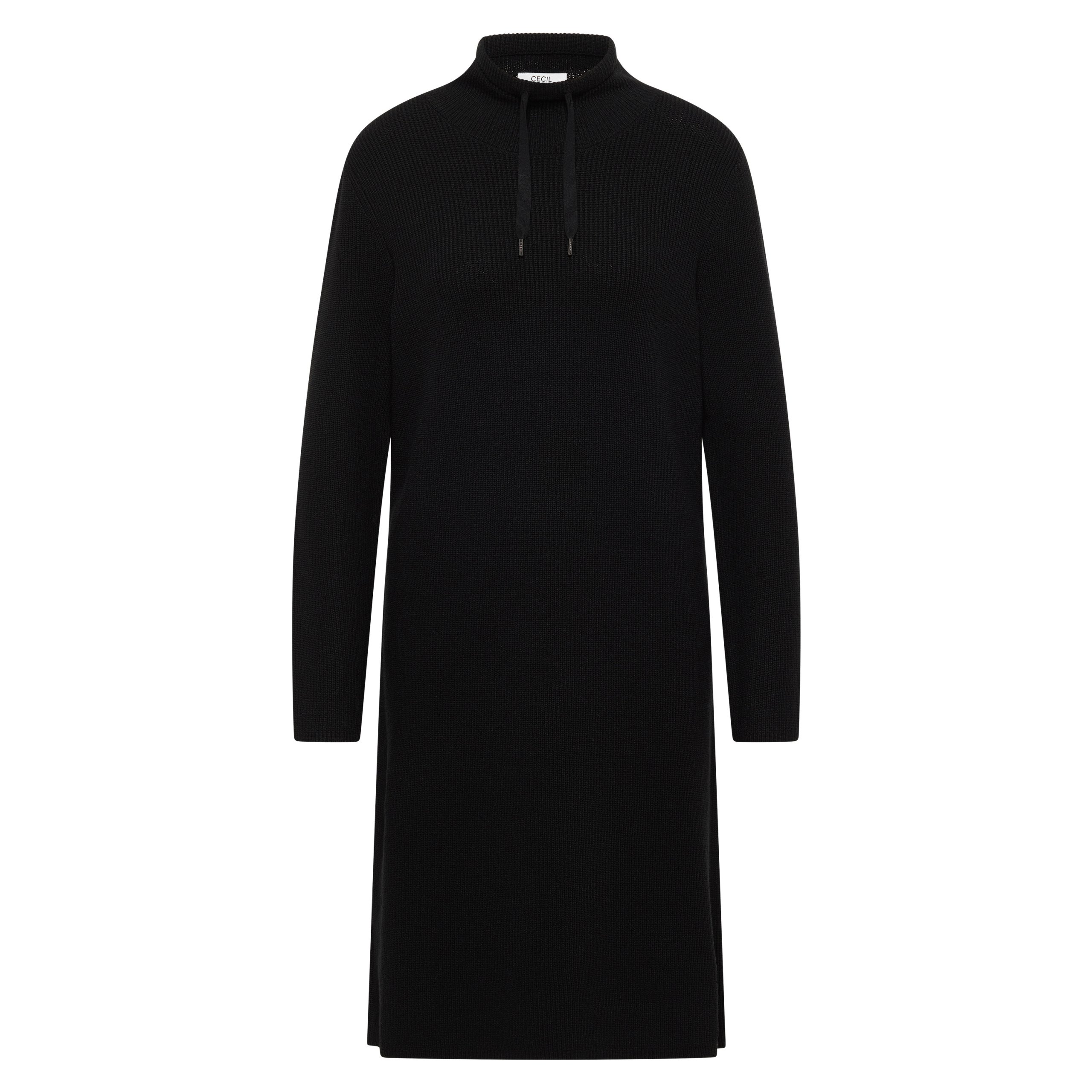 Cecil black cosy rib knit dress - Image 5