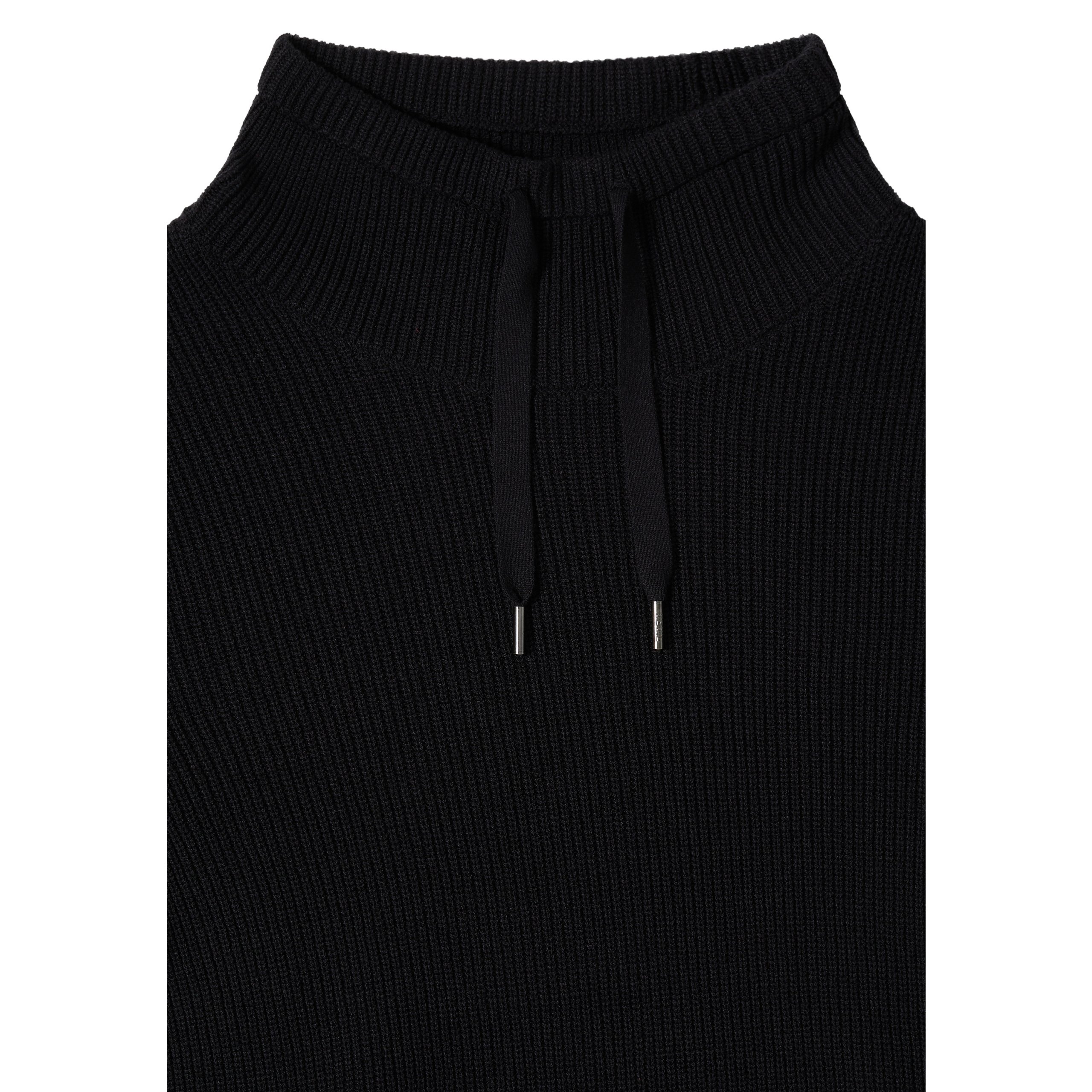 Cecil black cosy rib knit dress - Image 4