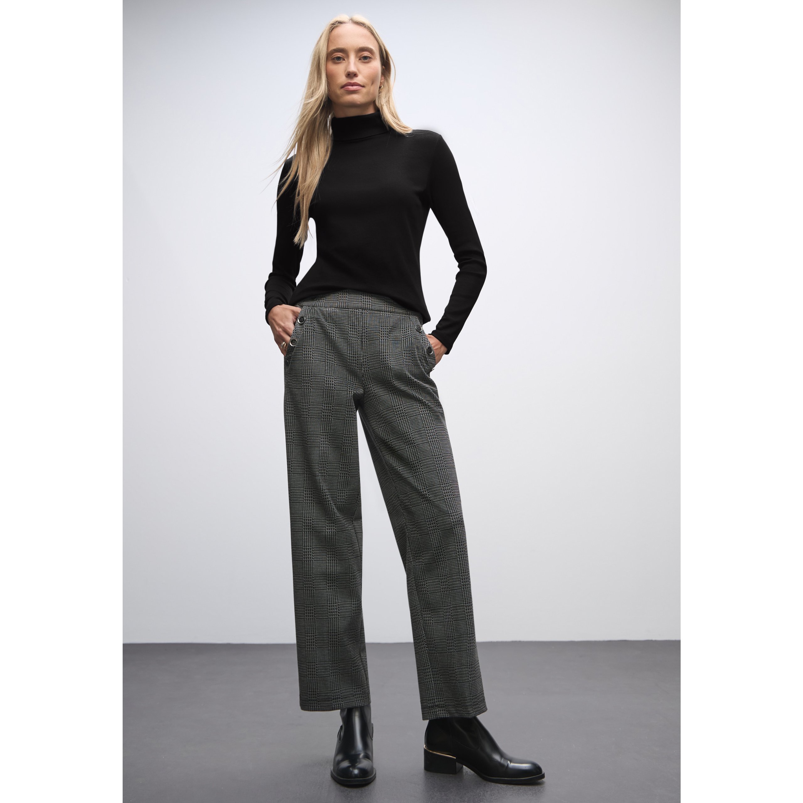 Street One black roll neck top - Image 7