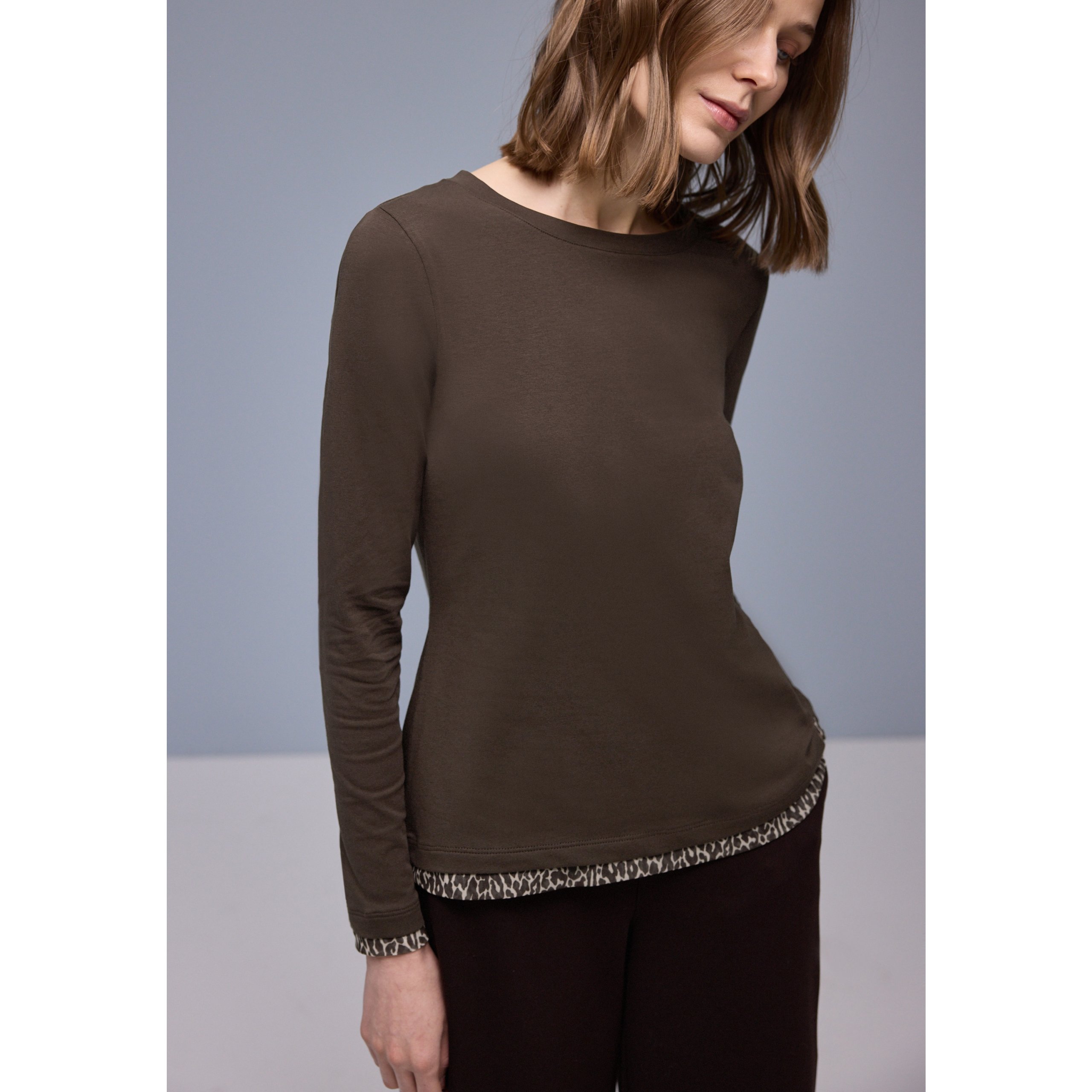 Street One Top with Leopard Details - Image 7