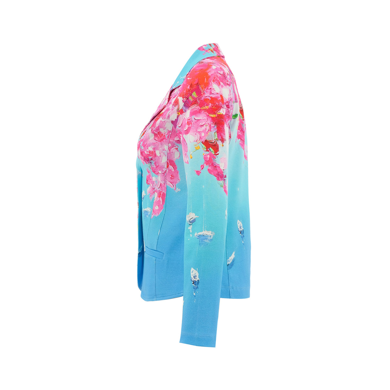 Dolcezza Pink & Blue Mix Jacket - Image 3