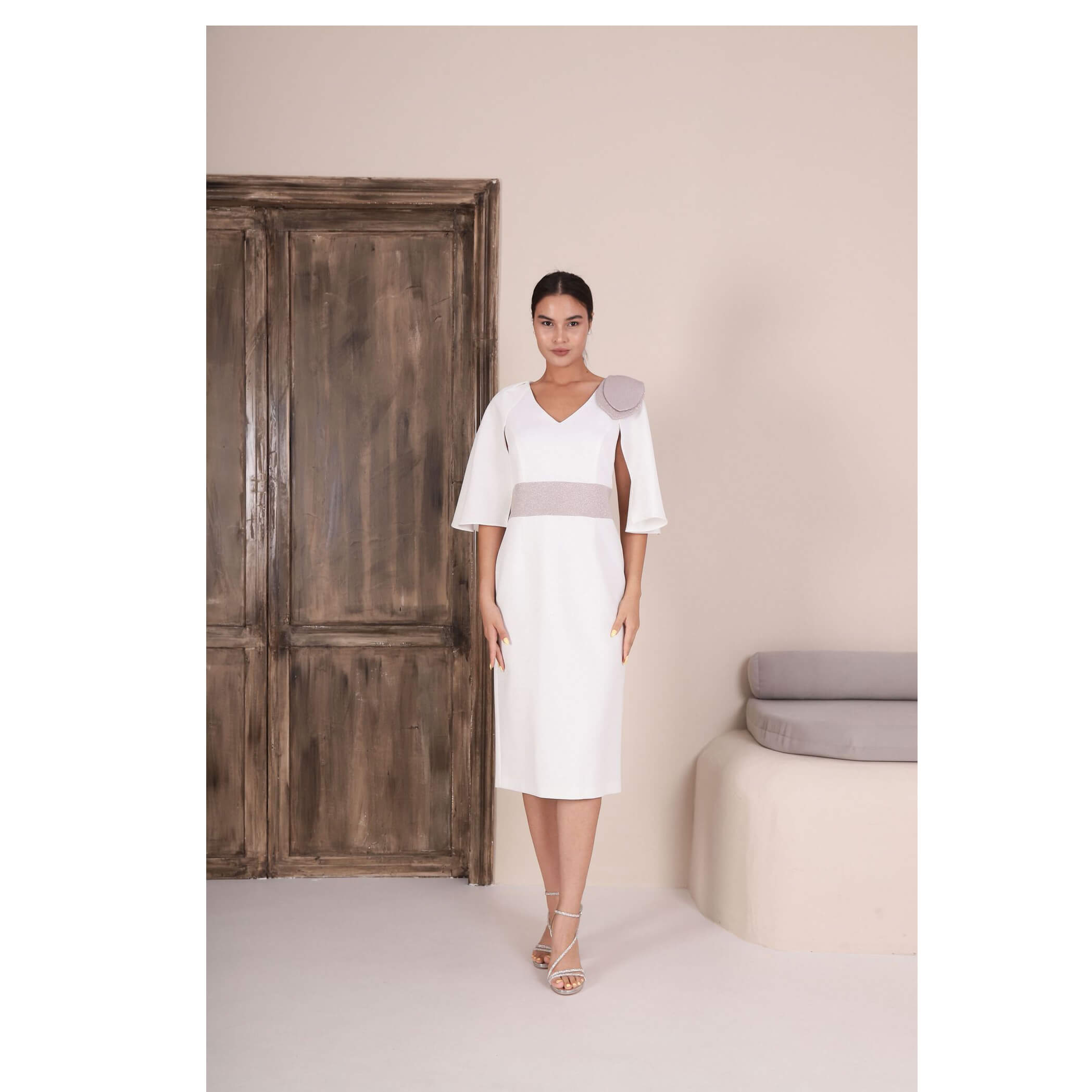 Lizabella Oyster Dress