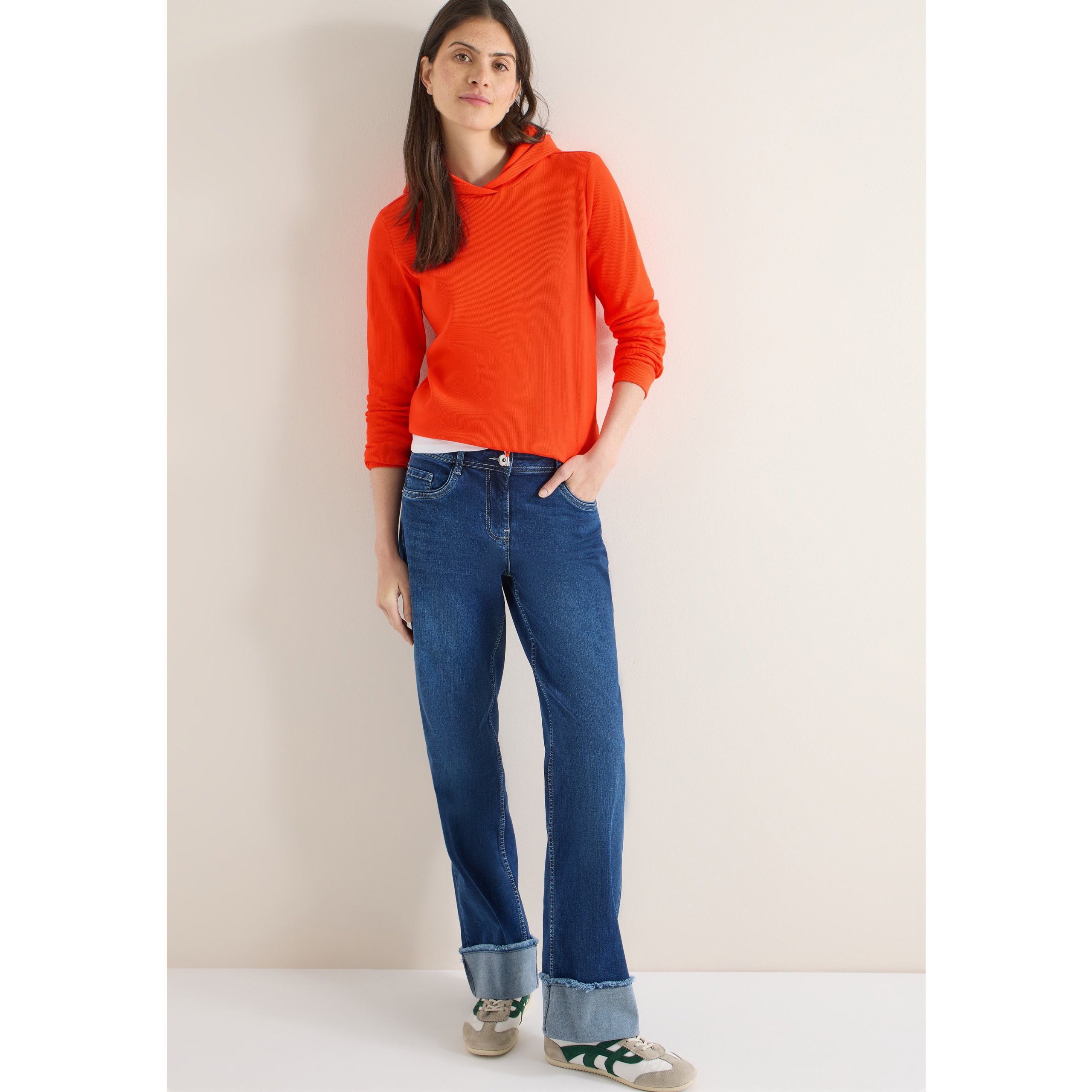 Cecil fine rib hoodie - Image 3