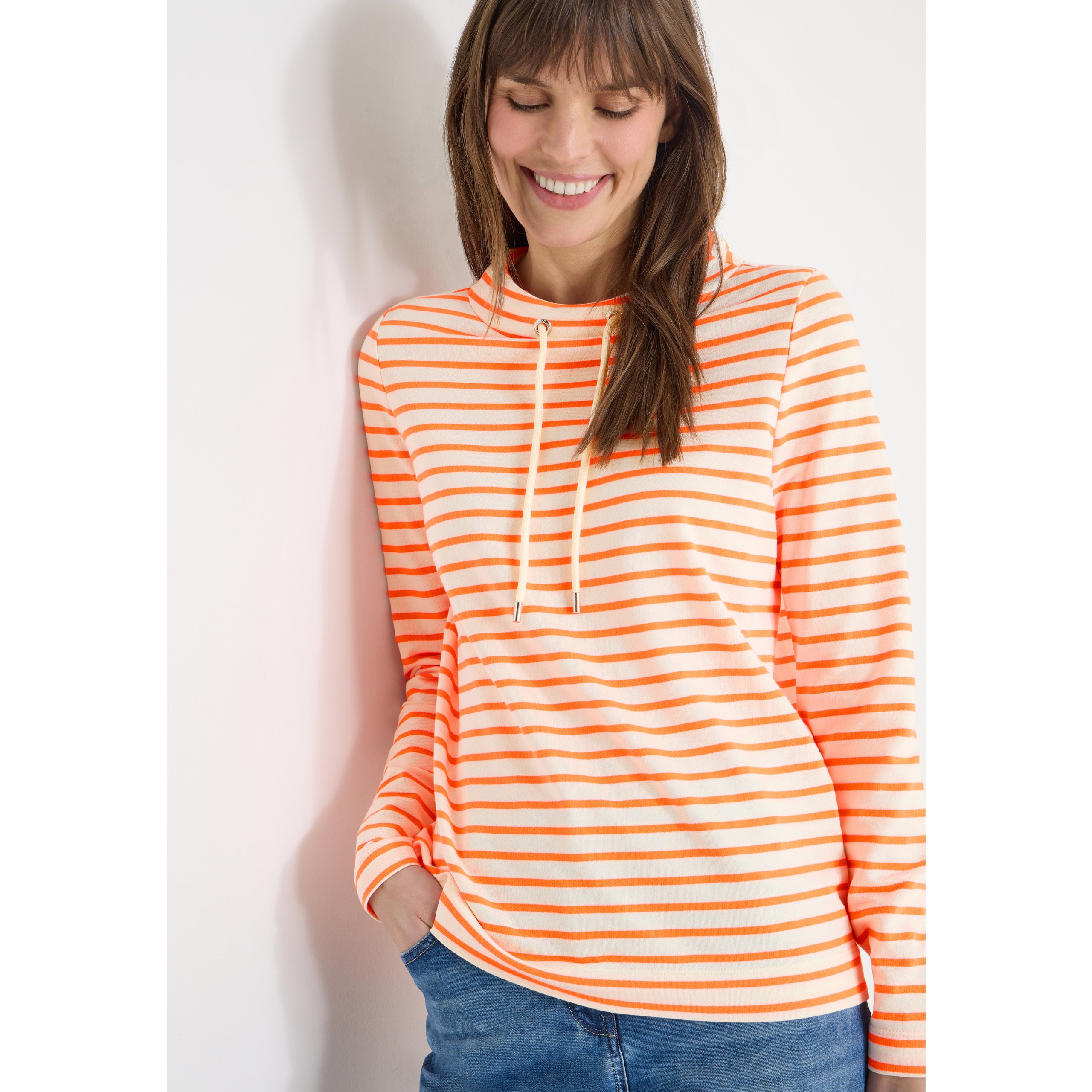 Cecil stripe funnel neck top - Image 7