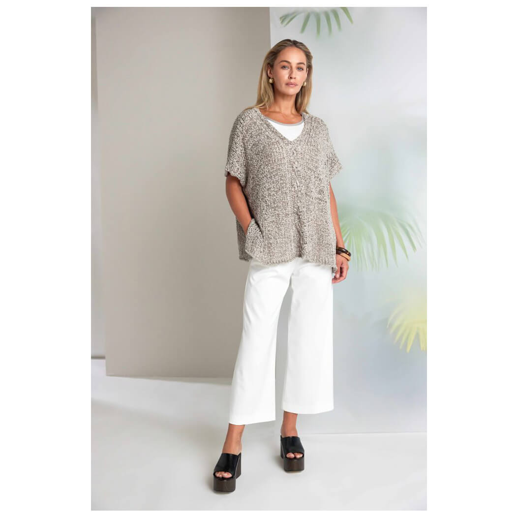 Naya Cream Wide Leg Trouser - Image 3
