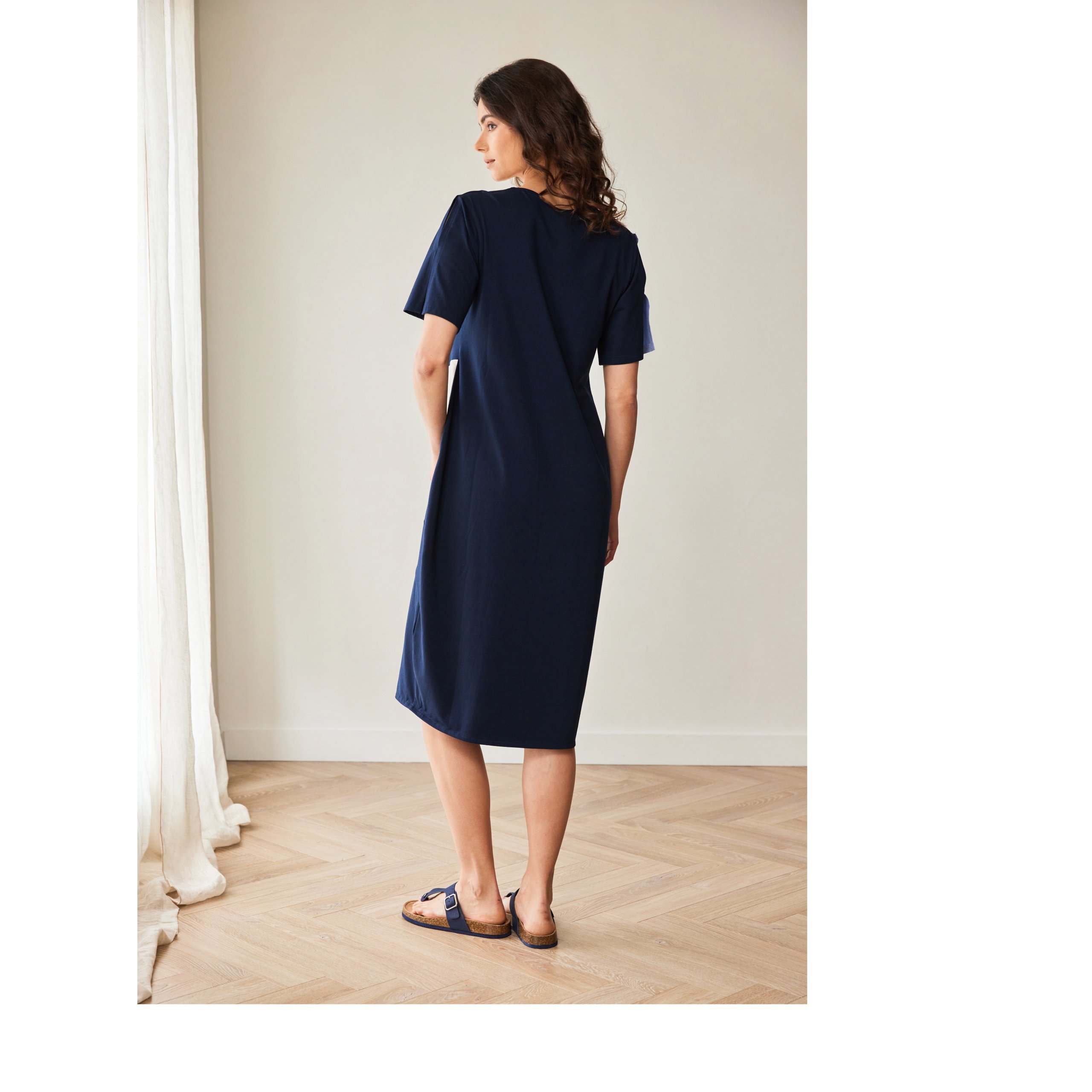 Peruzzi 3 Tone Linen Dress - Image 6