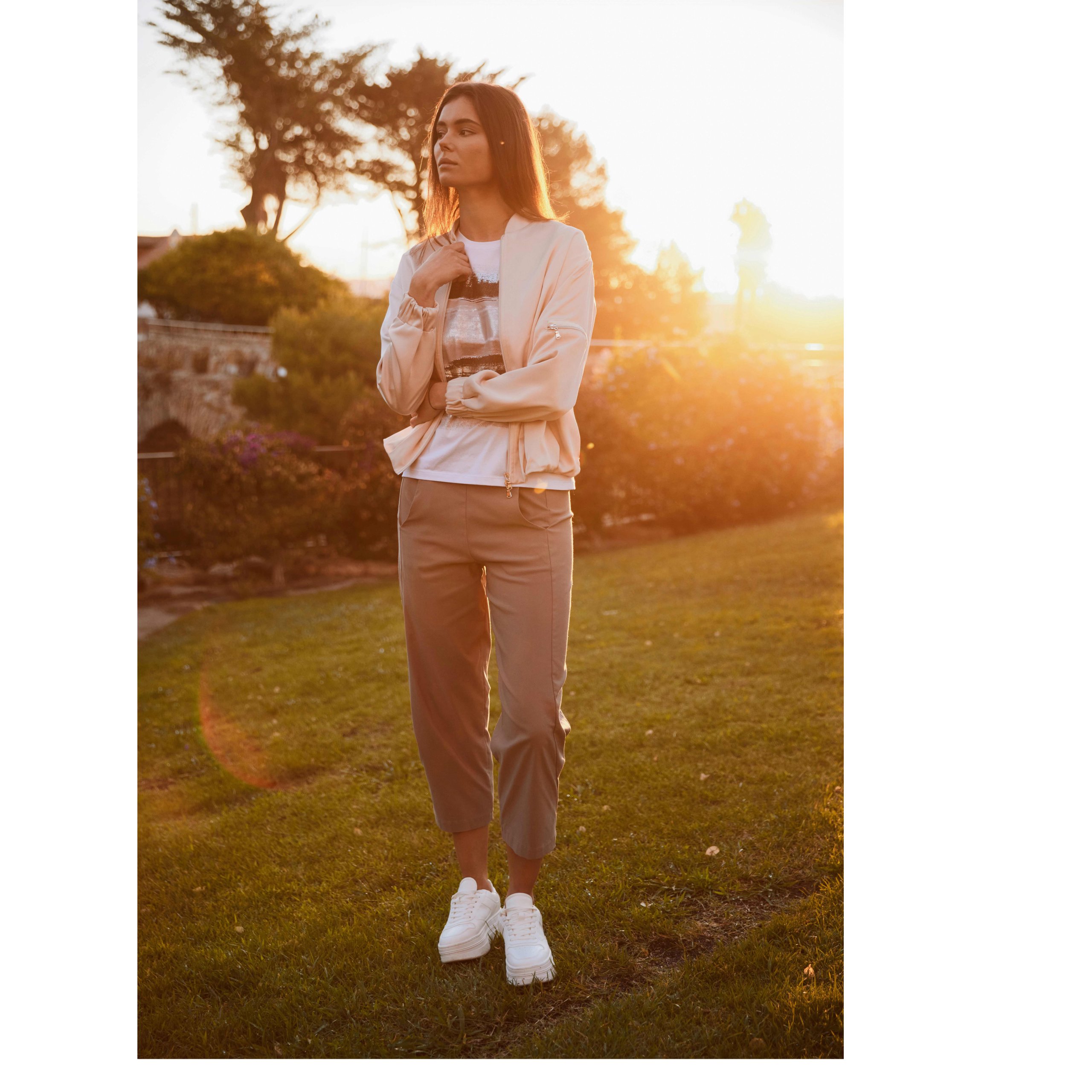 Peruzzi Beige Zip Jacket - Image 3