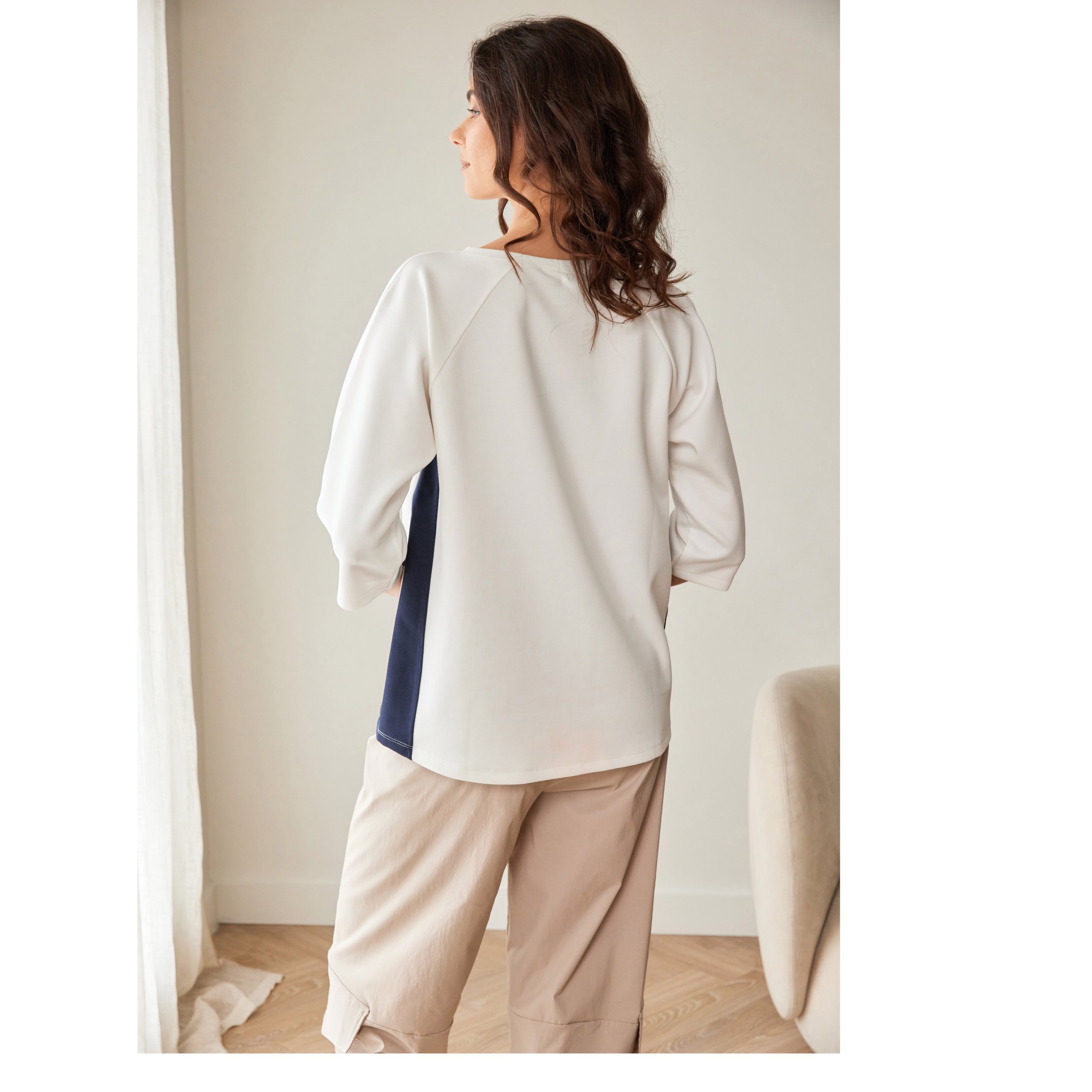 Peruzzi Zip Contrast Top - Image 5