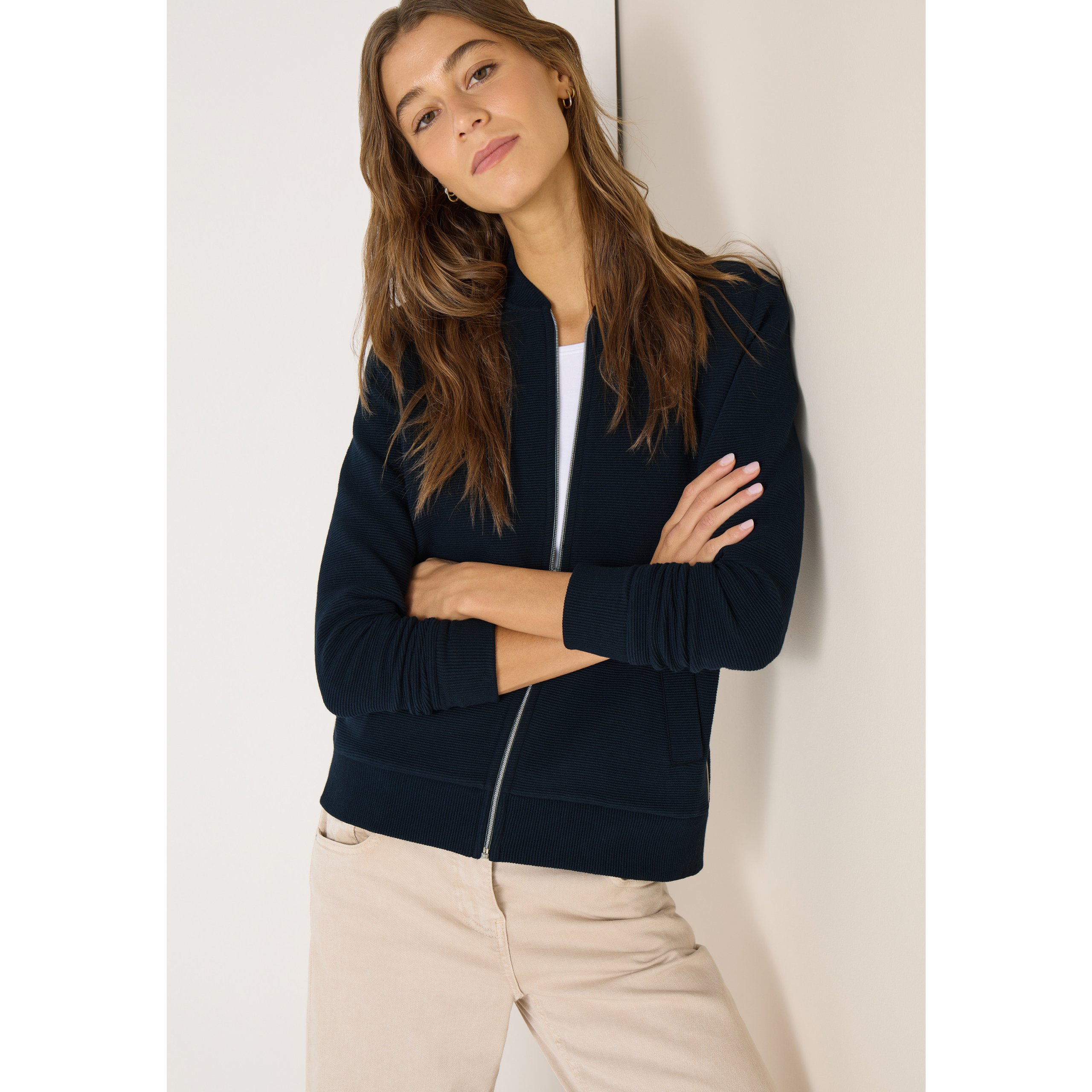 Cecil Navy Ottoman Jacket