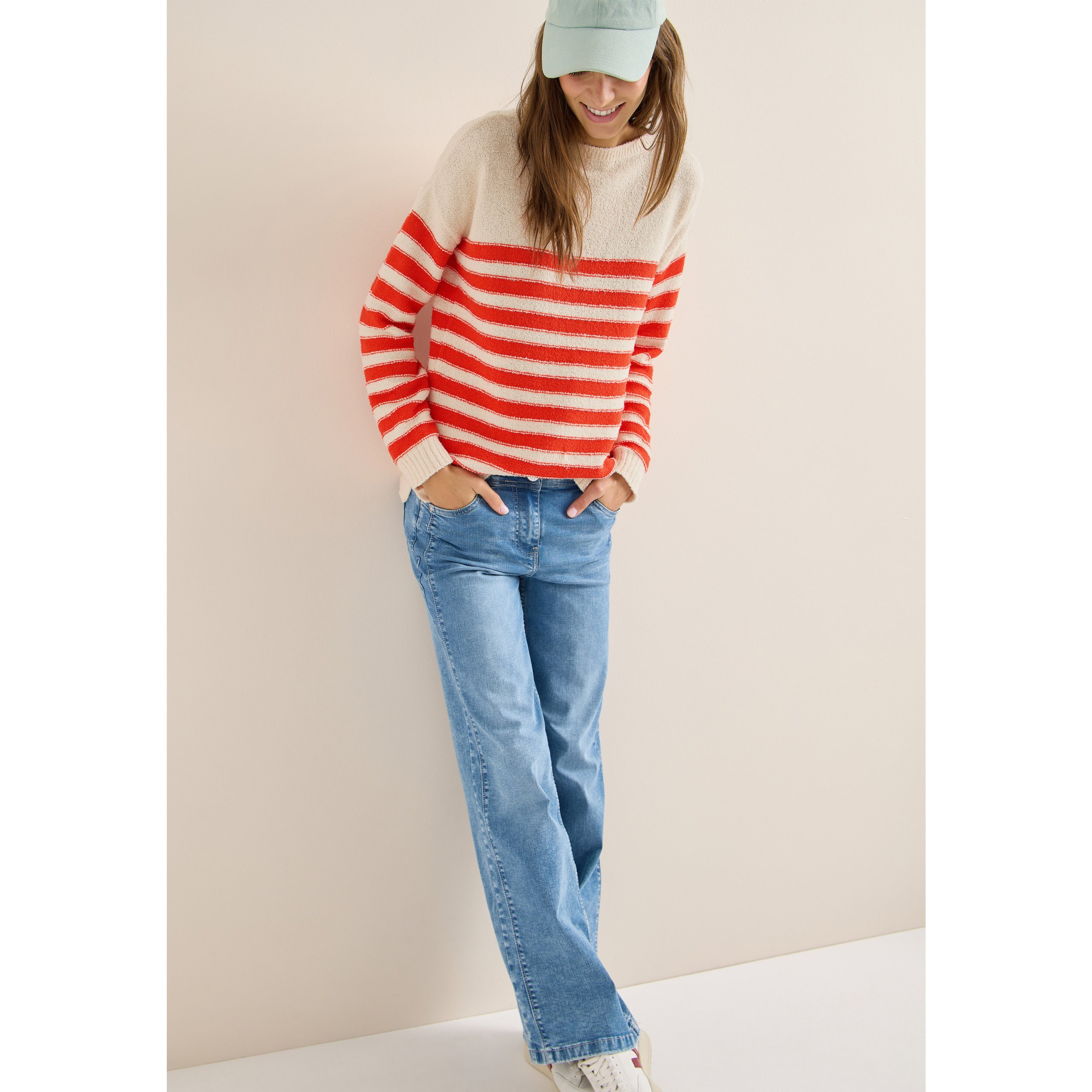 Cecil striped bouclé sweater - Image 4