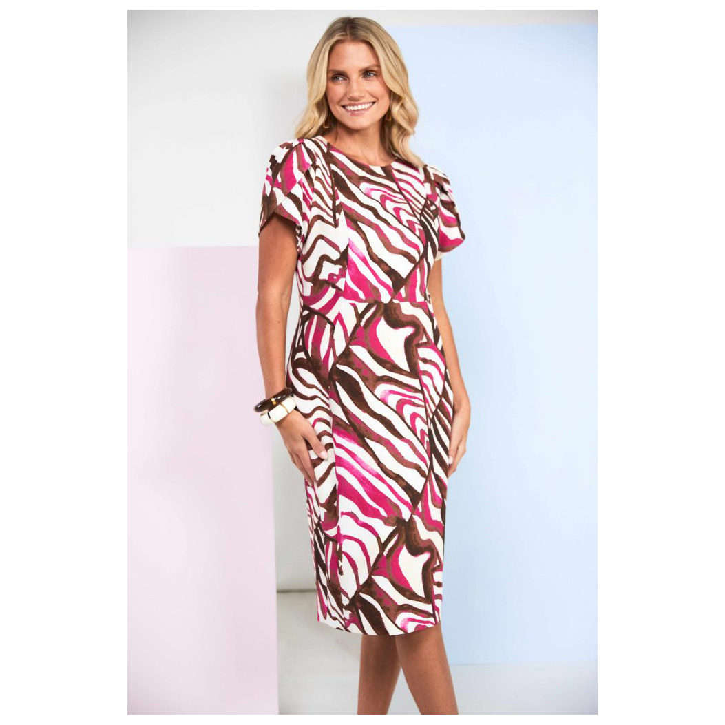 Kate Cooper Pink Print Dress