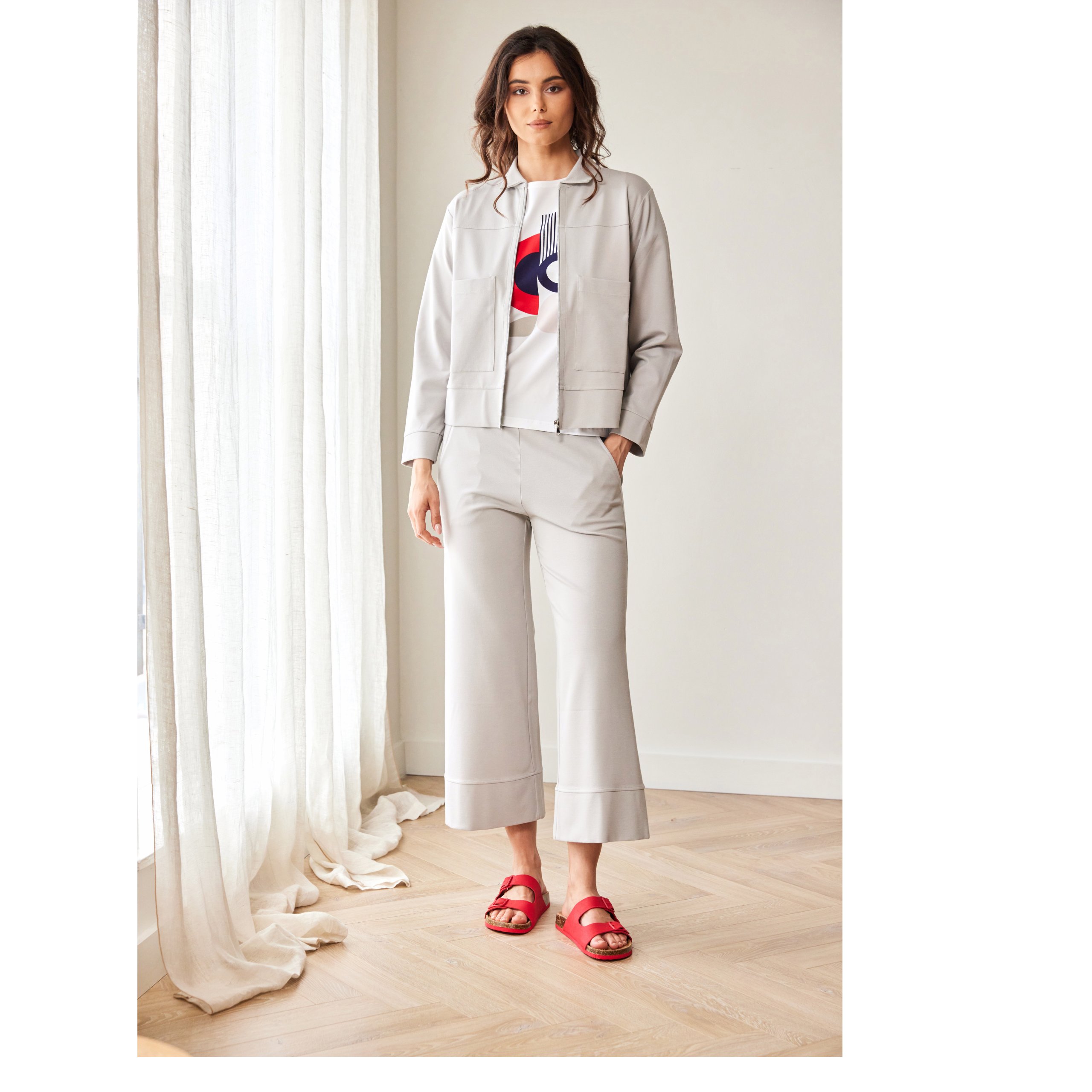 Peruzzi Silver Grey Trouser