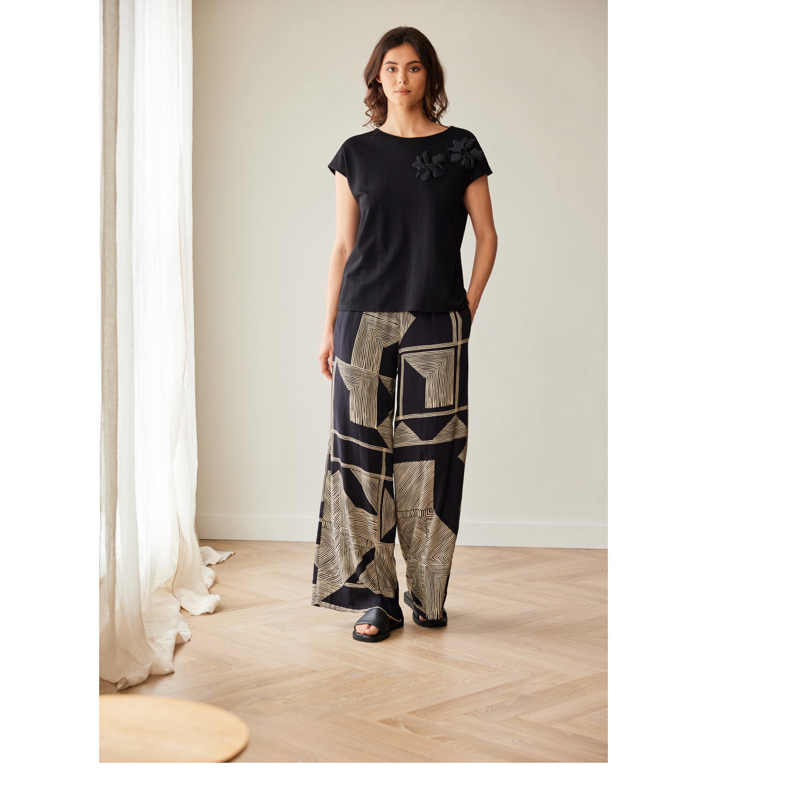 Peruzzi Geo Print Trouser