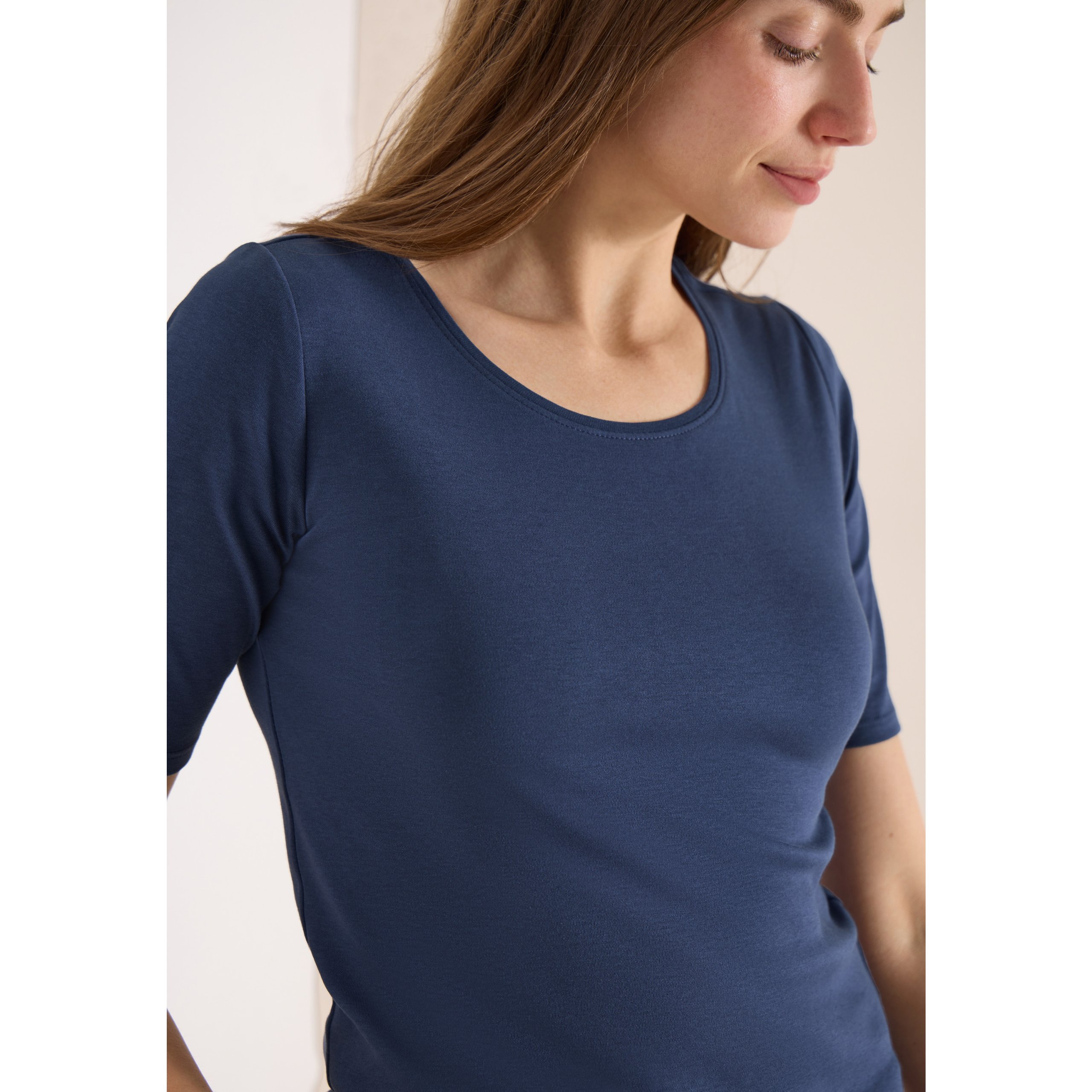 Cecil Lena denim blue t-shirt - Image 7