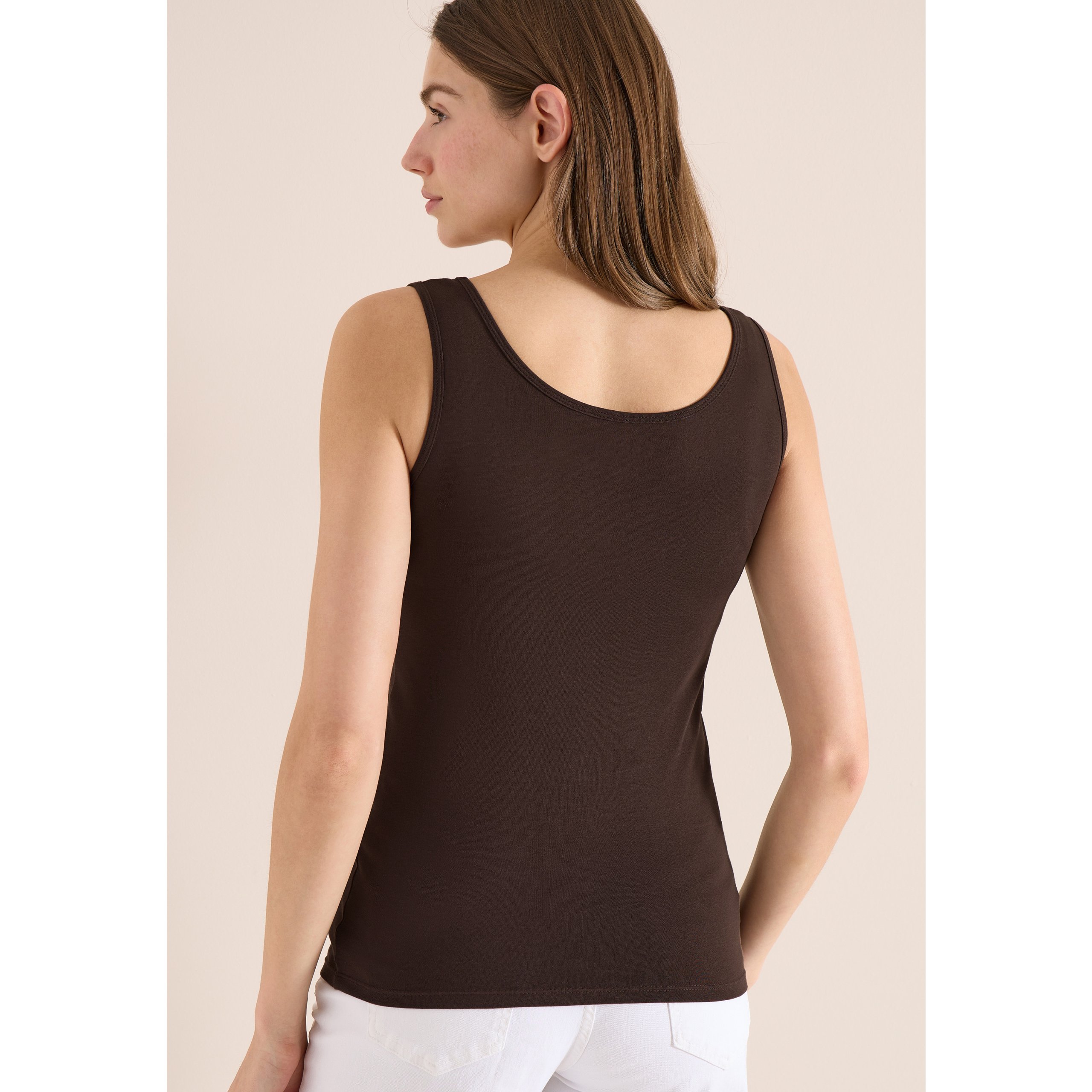Cecil style Linda sleeveless brown top - Image 3