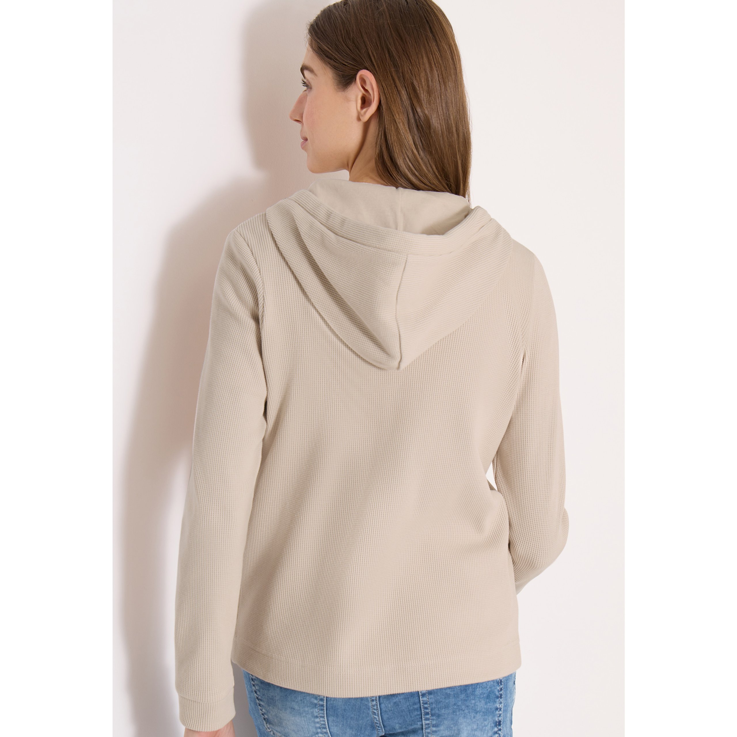 Cecil beige hooded jacket - Image 3