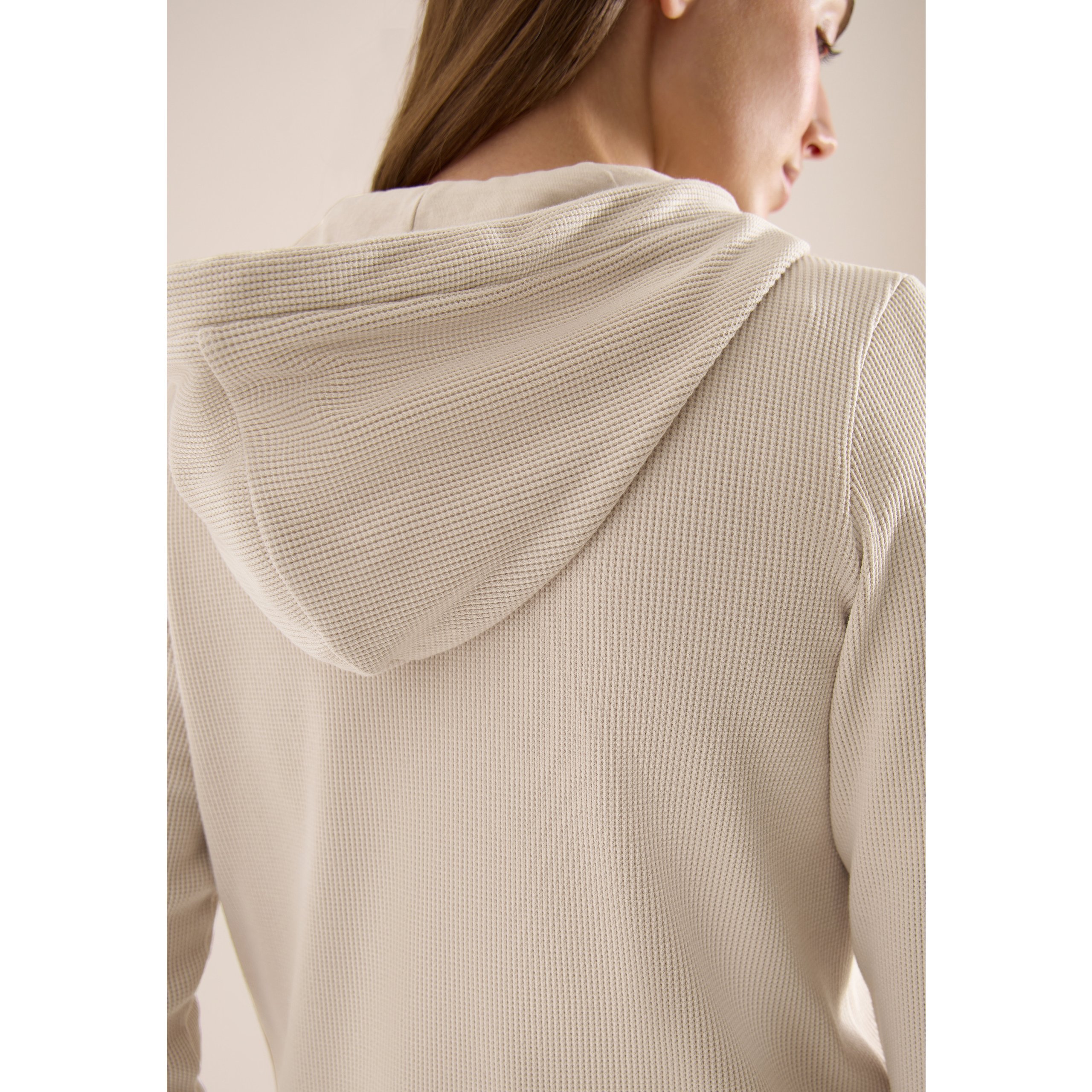 Cecil beige hooded jacket - Image 6