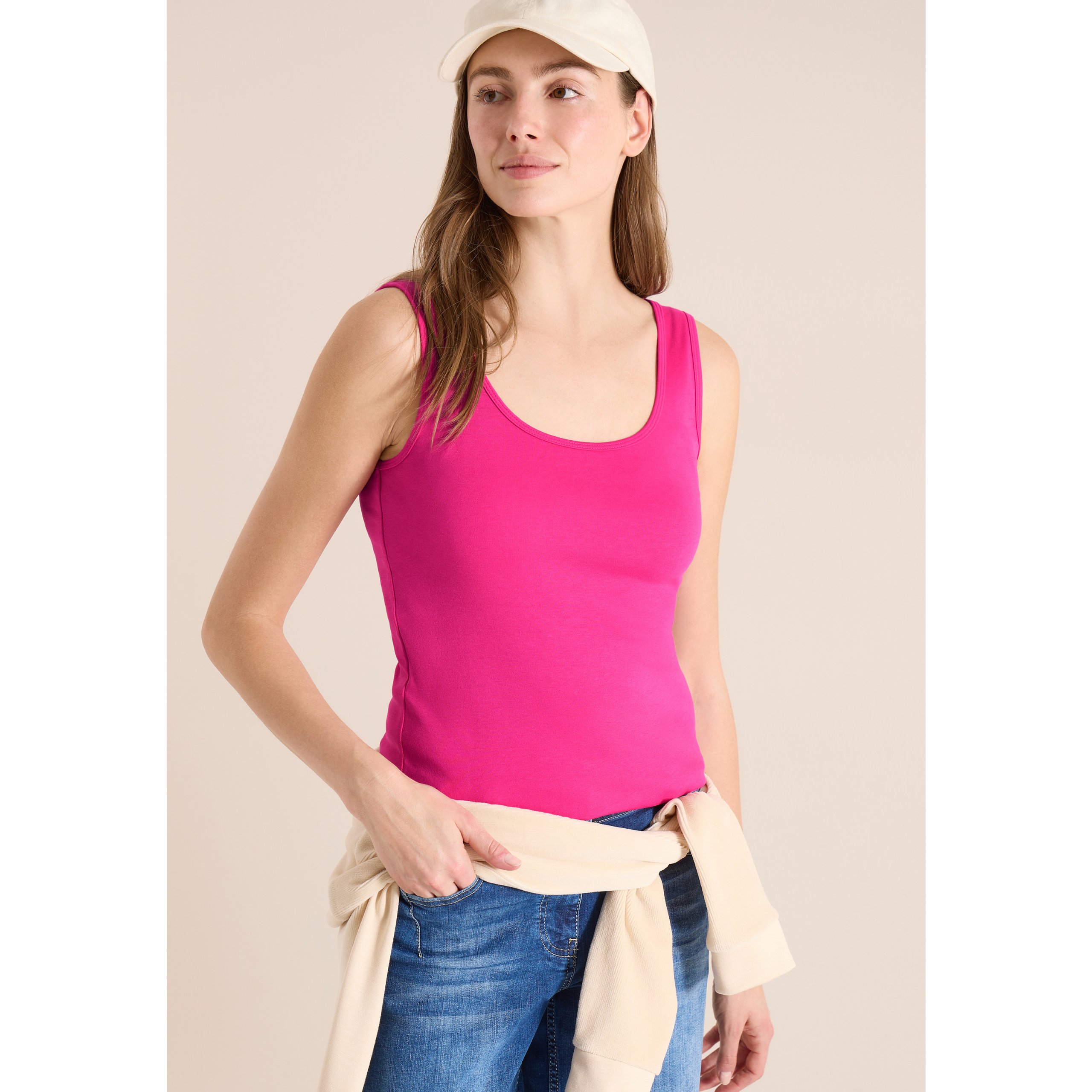 Cecil Style Linda Sleeveless Pink Top