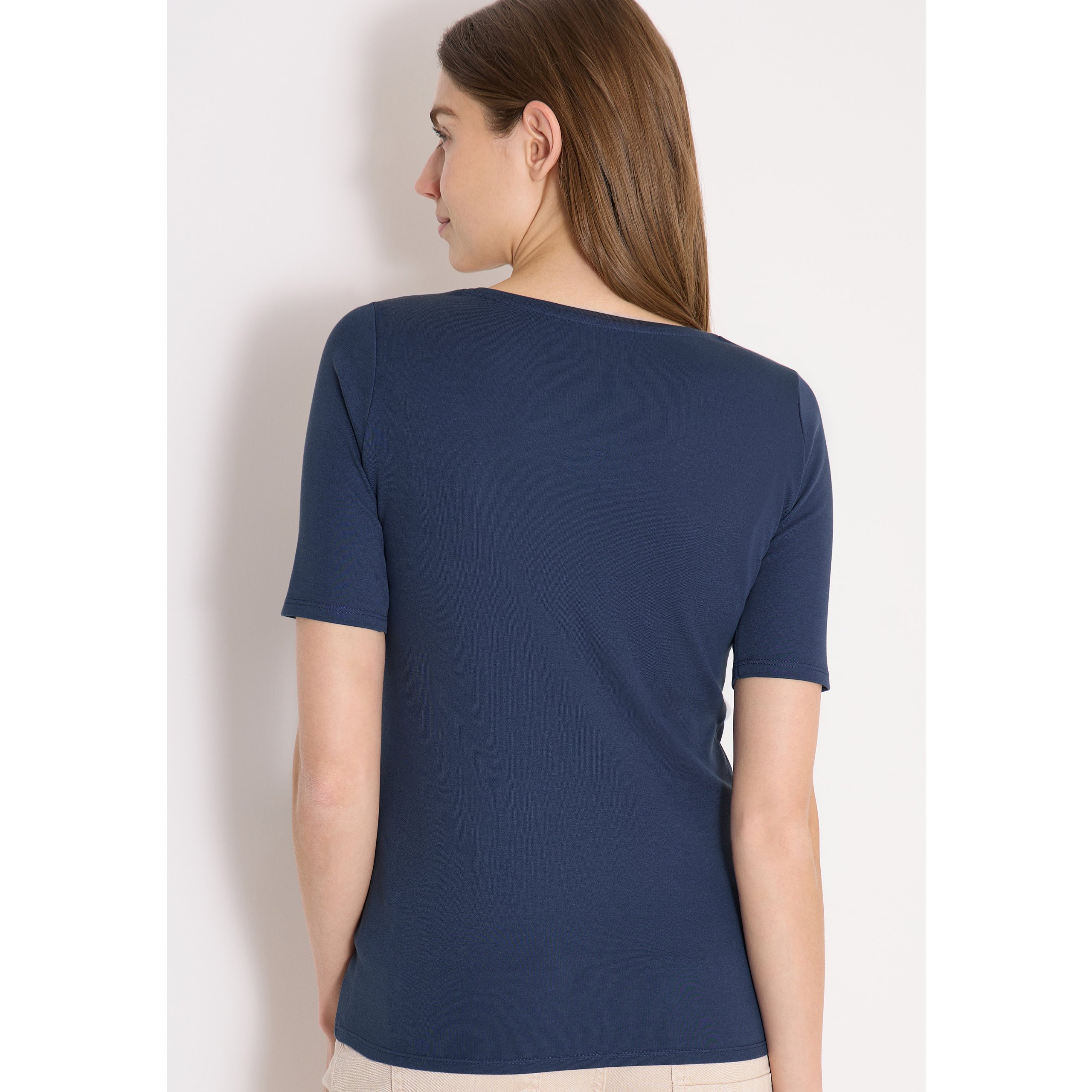 Cecil Lena denim blue t-shirt - Image 3
