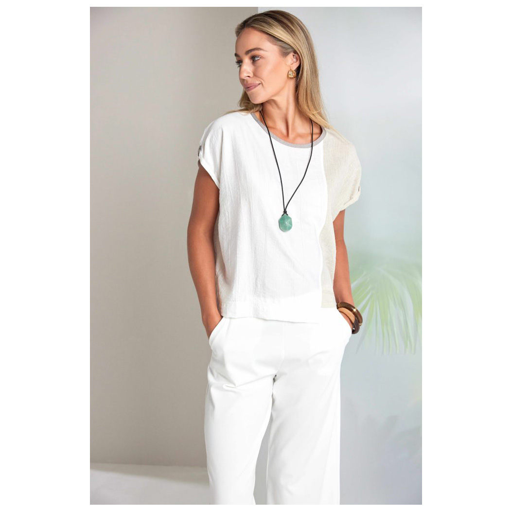 NAYA pebble round neck top - Image 3