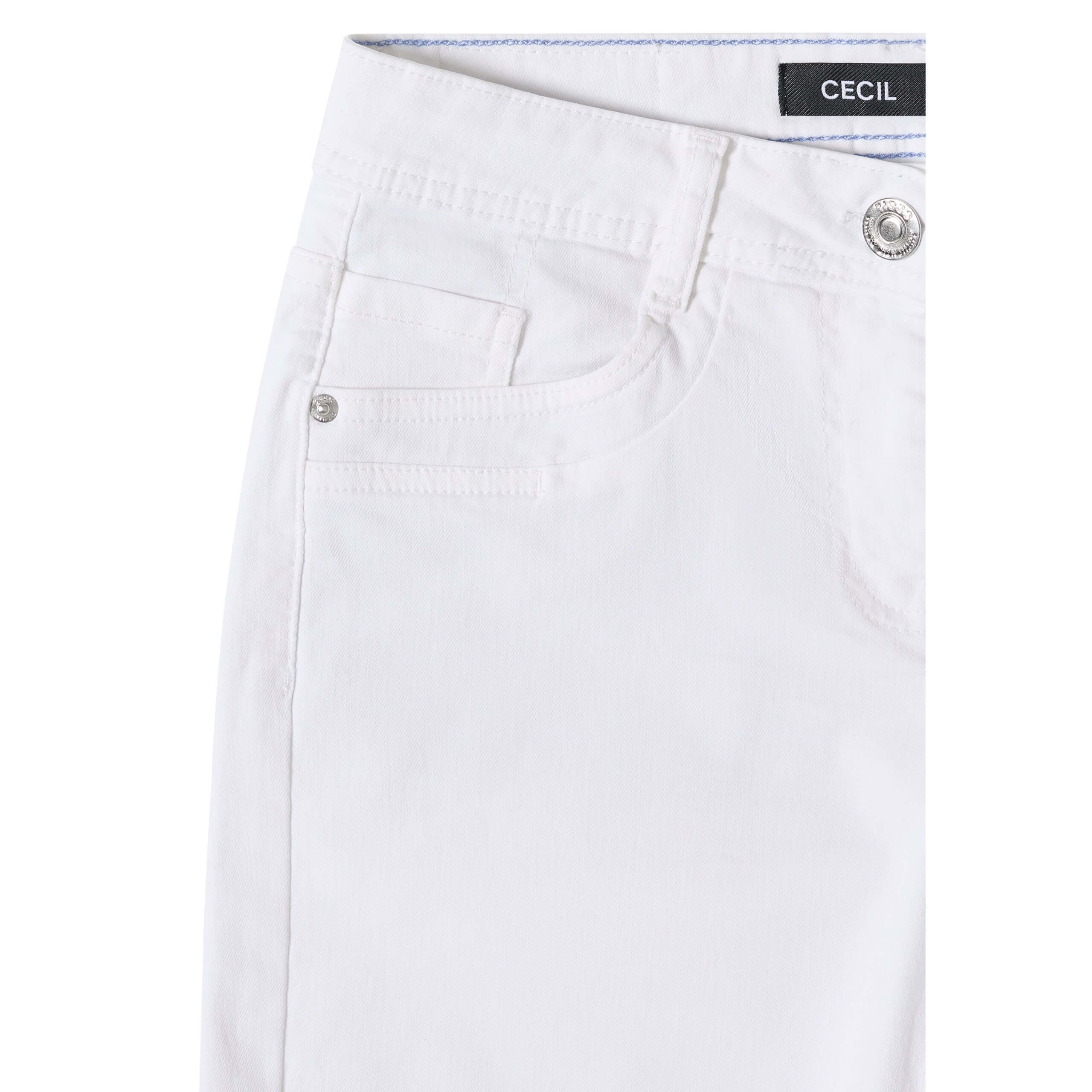 Cecil cotton blend white shorts - Image 5