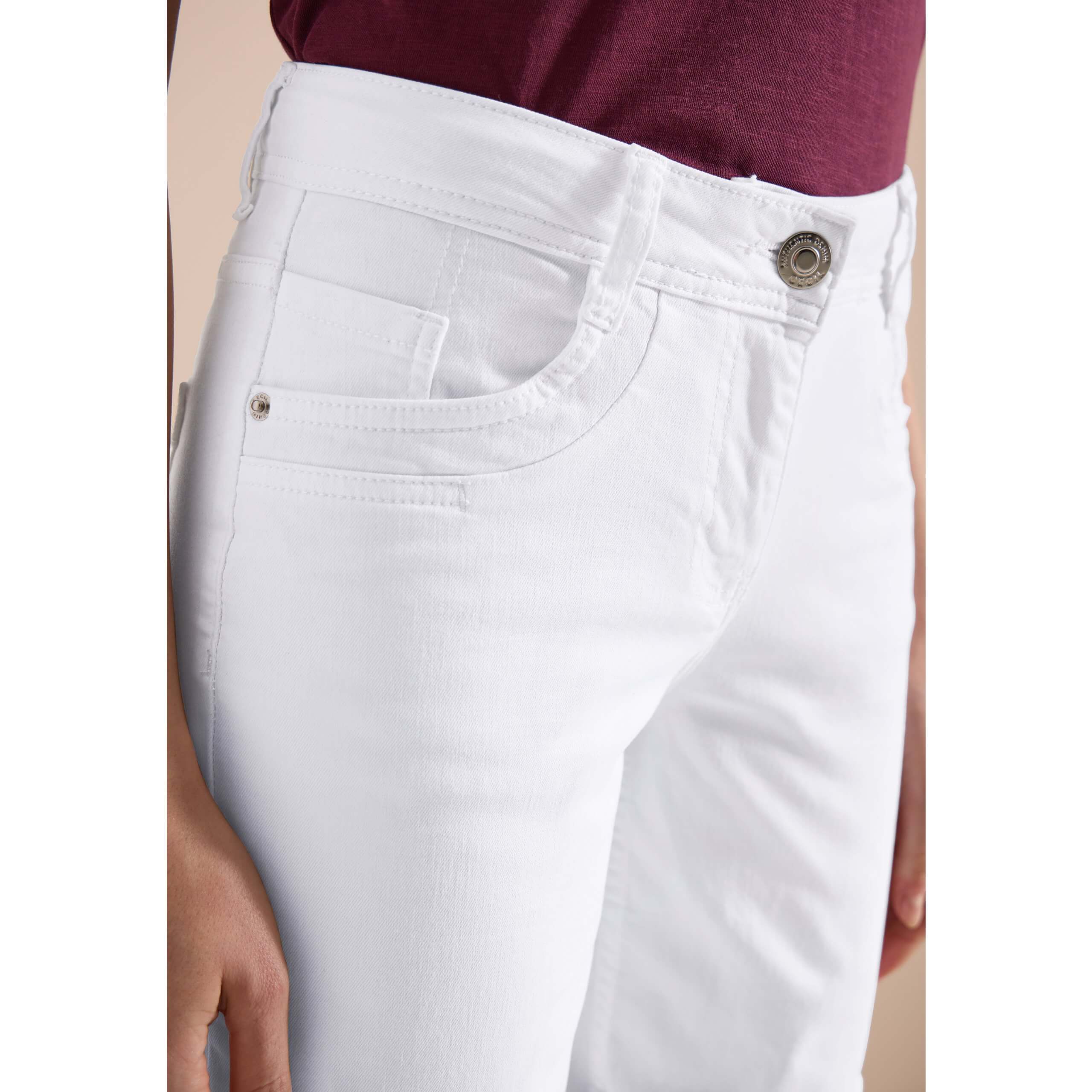 Cecil cotton blend white shorts - Image 6