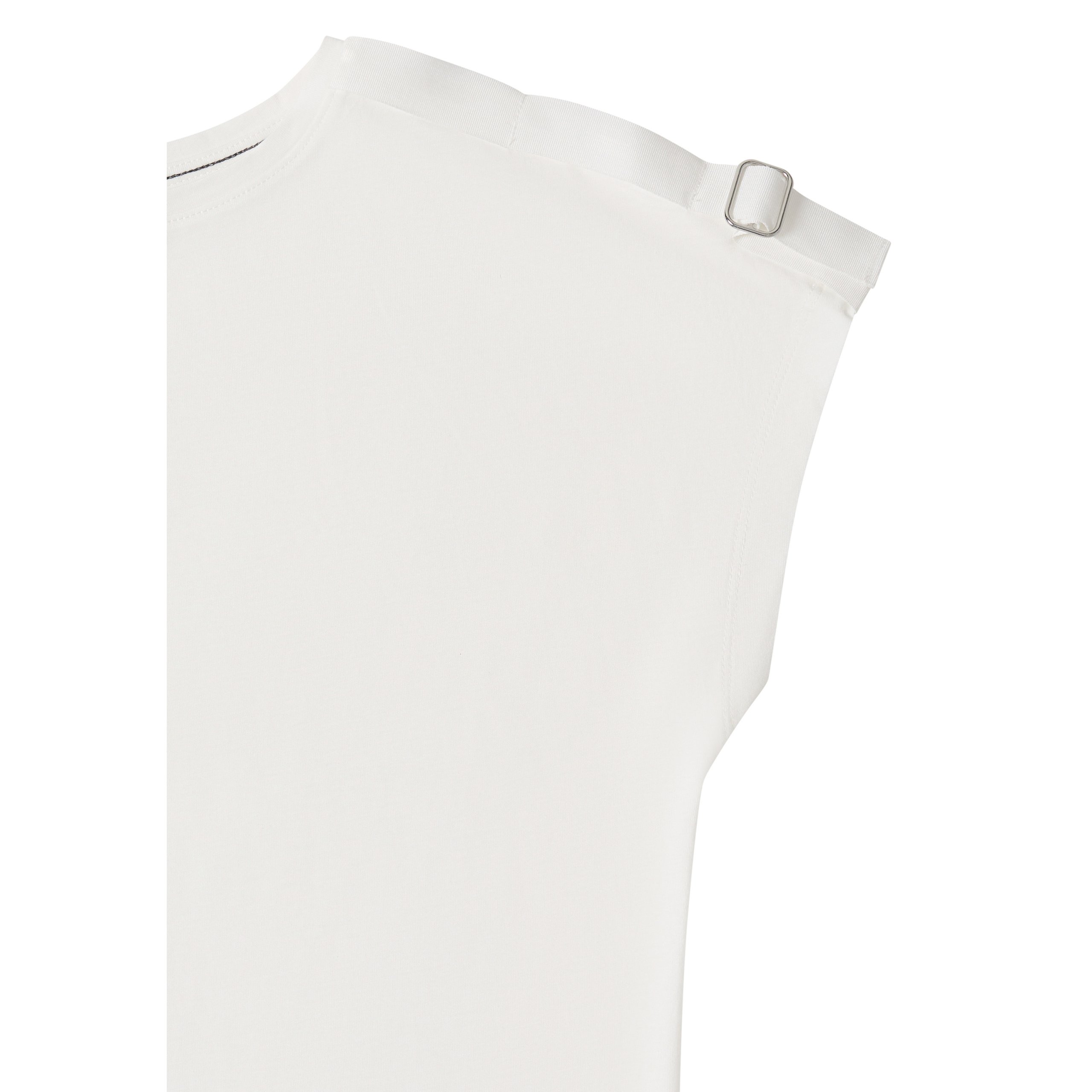 Cecil white t-shirt with buckle detail - Image 5