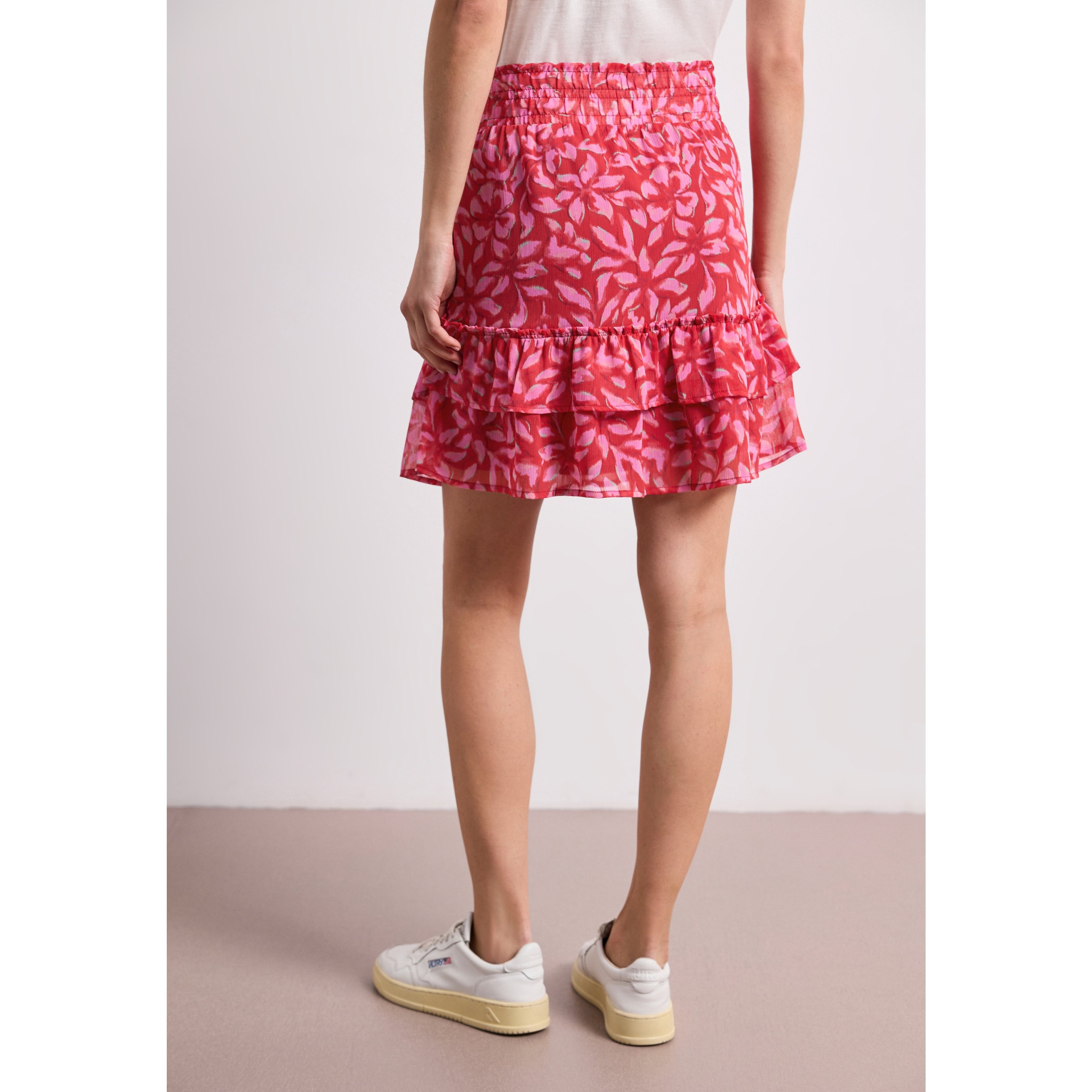Street One print chiffon skirt - Image 3