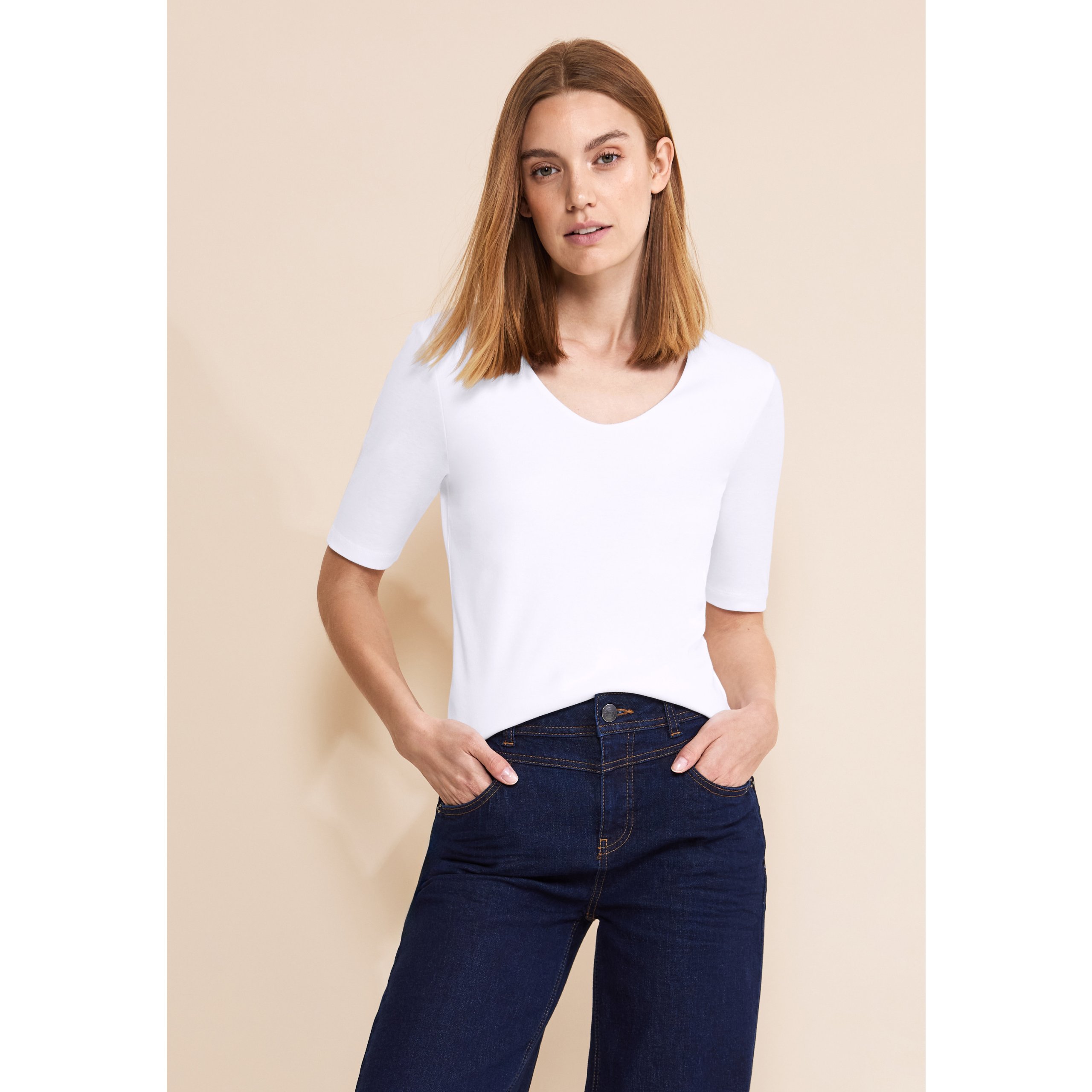 Street One Basic White T-shirt