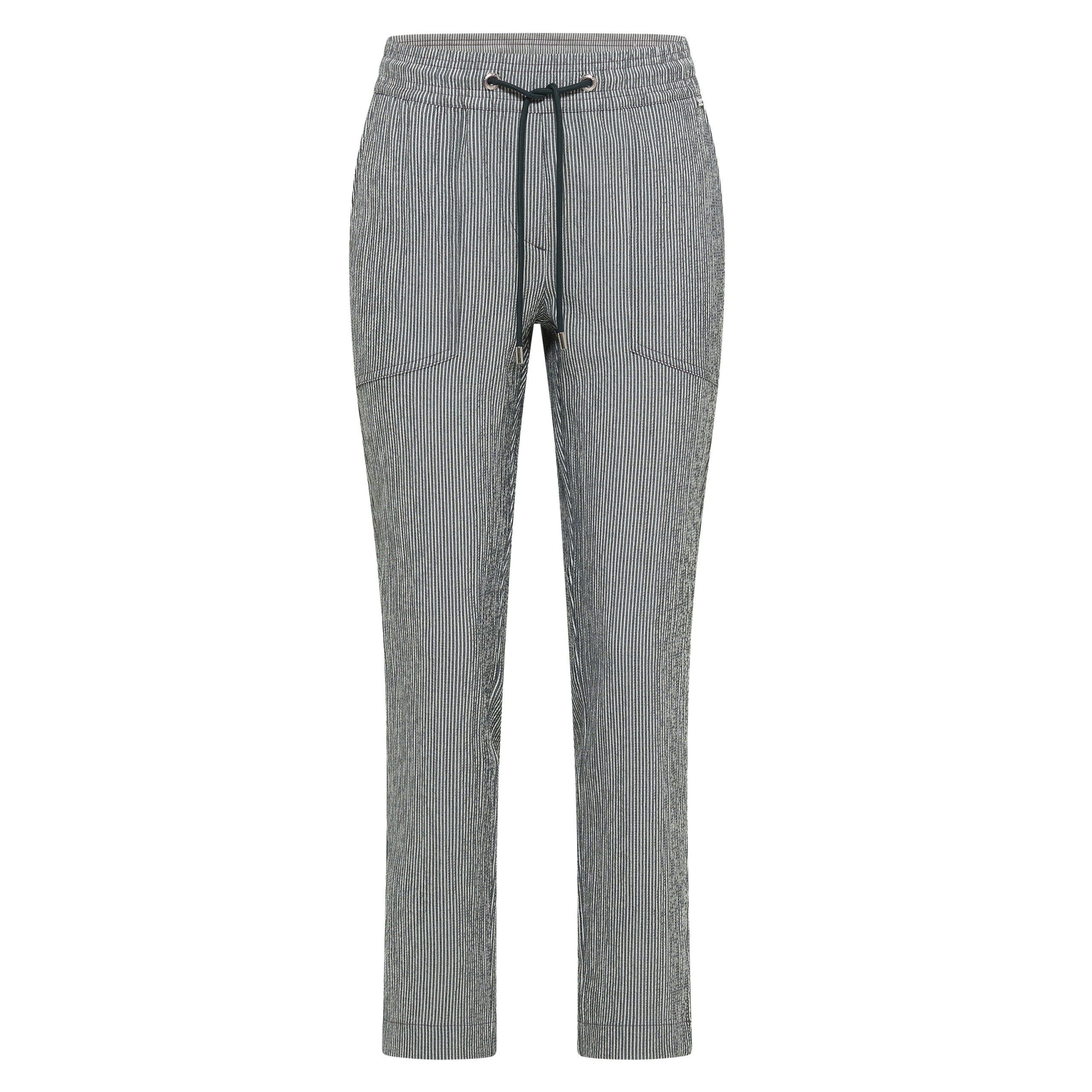 Cecil palm breeze green seersucker stripe trouser - Image 4