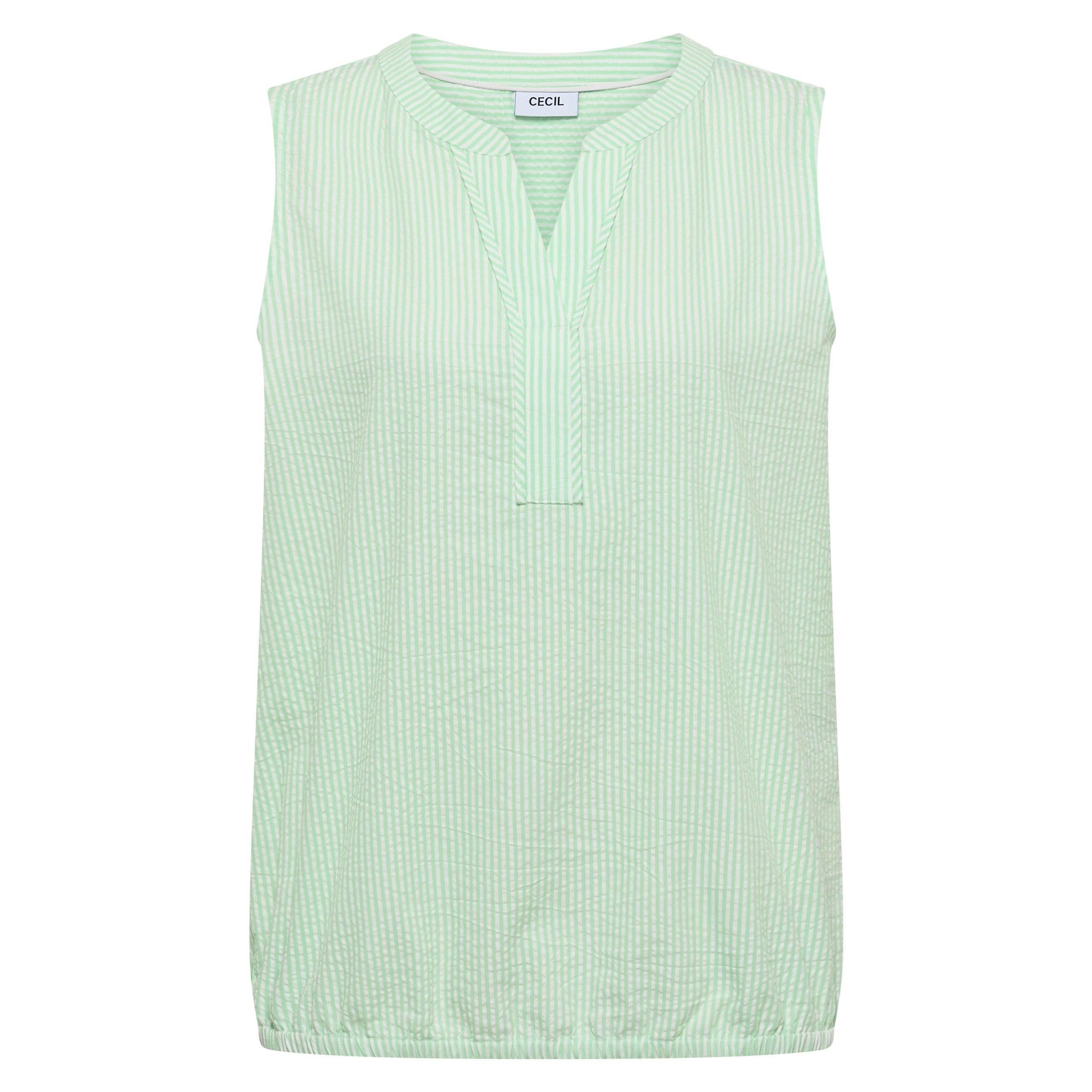 Cecil seersucker lime top - Image 4