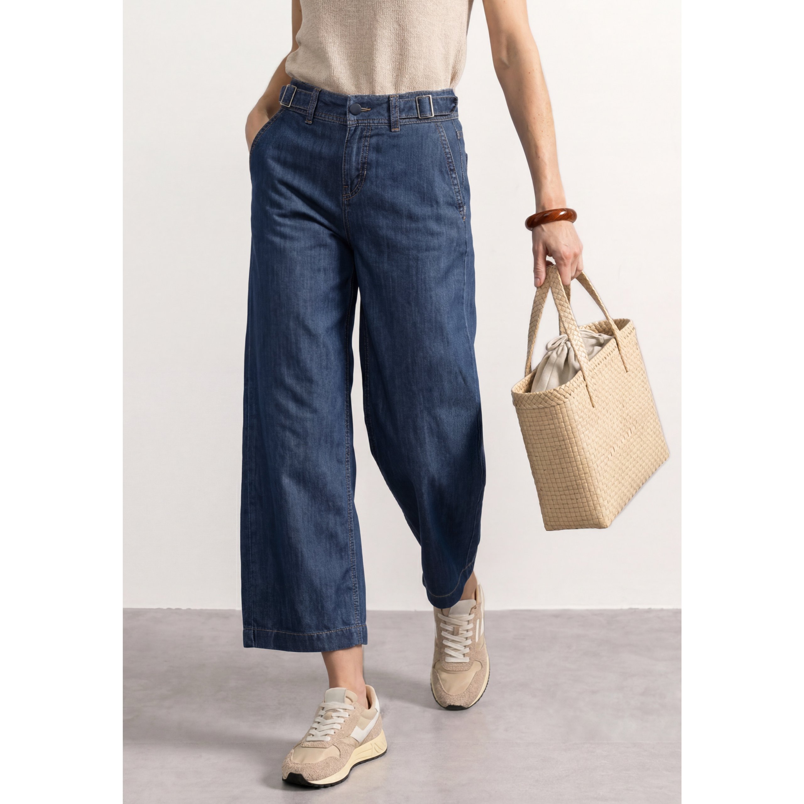Street One Wide Leg Jeans In Loose Fit With Comfort Waistband
