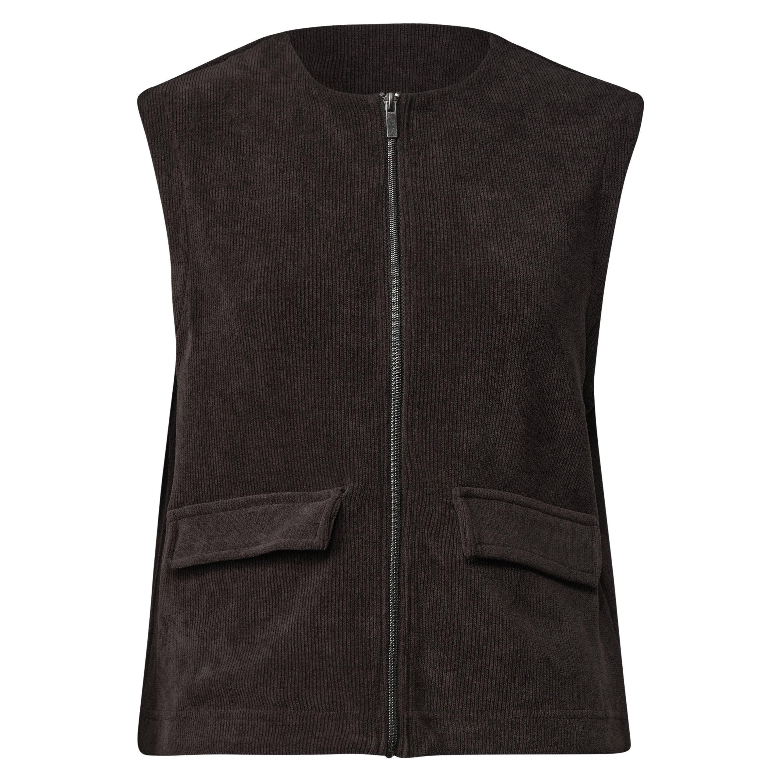Street one Vest with round neck in corduroy look - Image 4