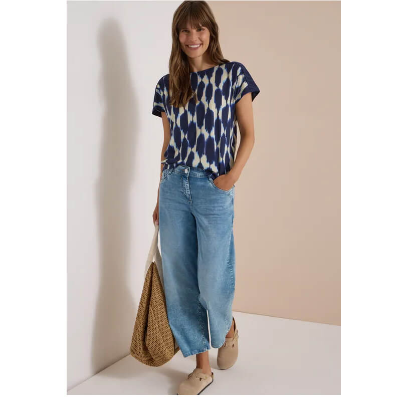 Cecil Navy Mix Top - Image 6