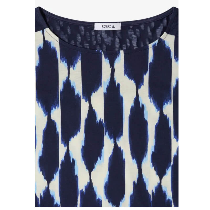 Cecil Navy Mix Top - Image 4