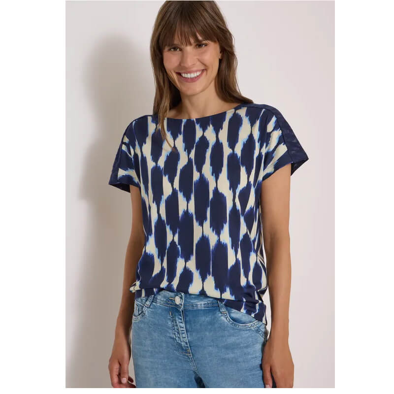 Cecil Navy Mix Top - Image 3