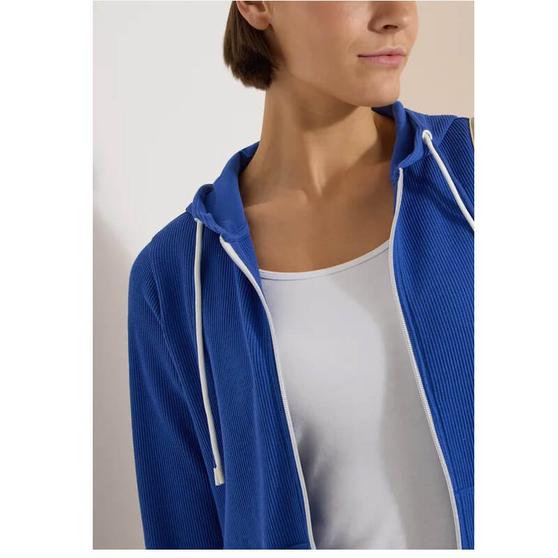 Cecil Blue Hooded Jacket - Image 3