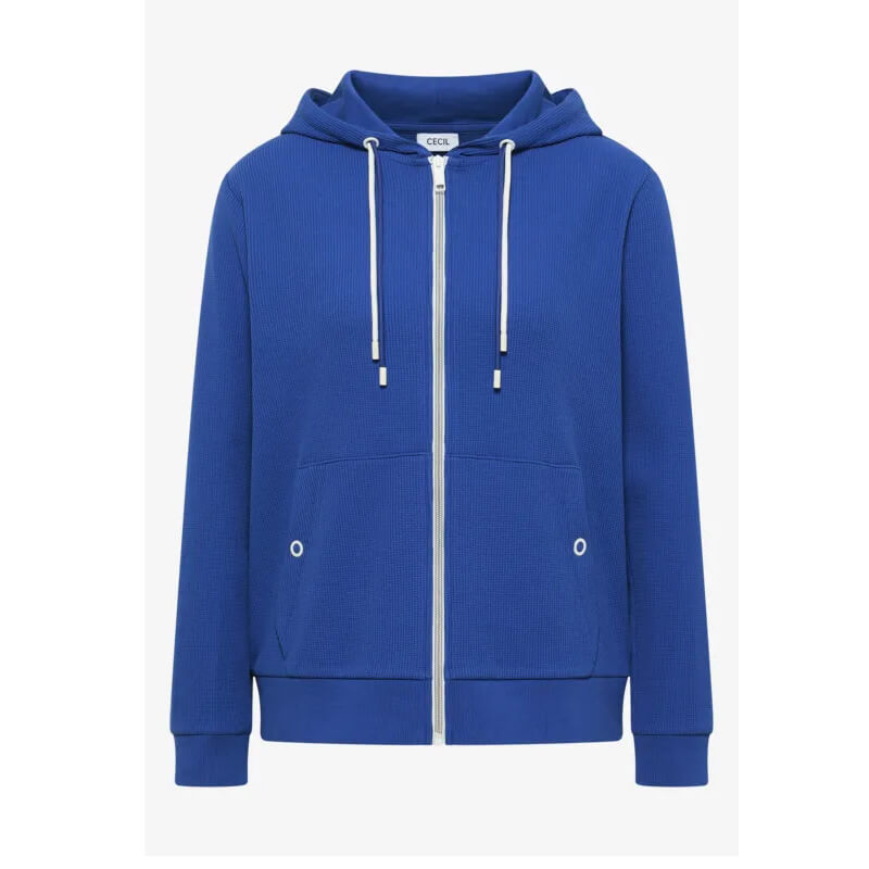 Cecil Blue Hooded Jacket - Image 4