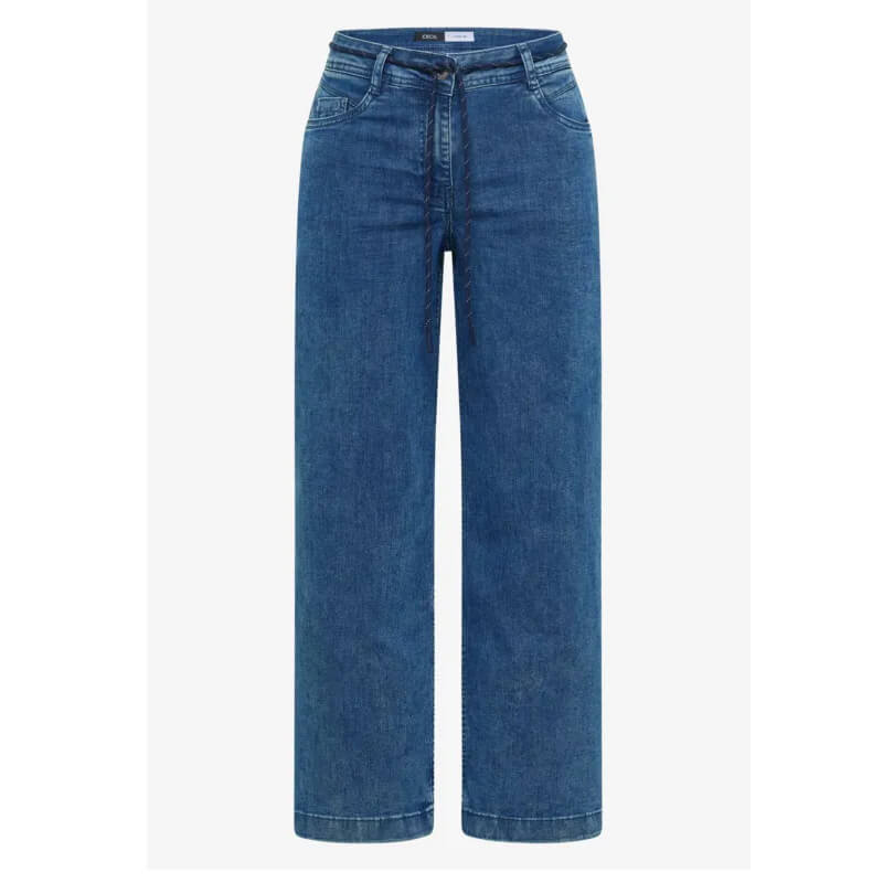 Cecil Neele High Waist Flared Leg Jeans - Image 4