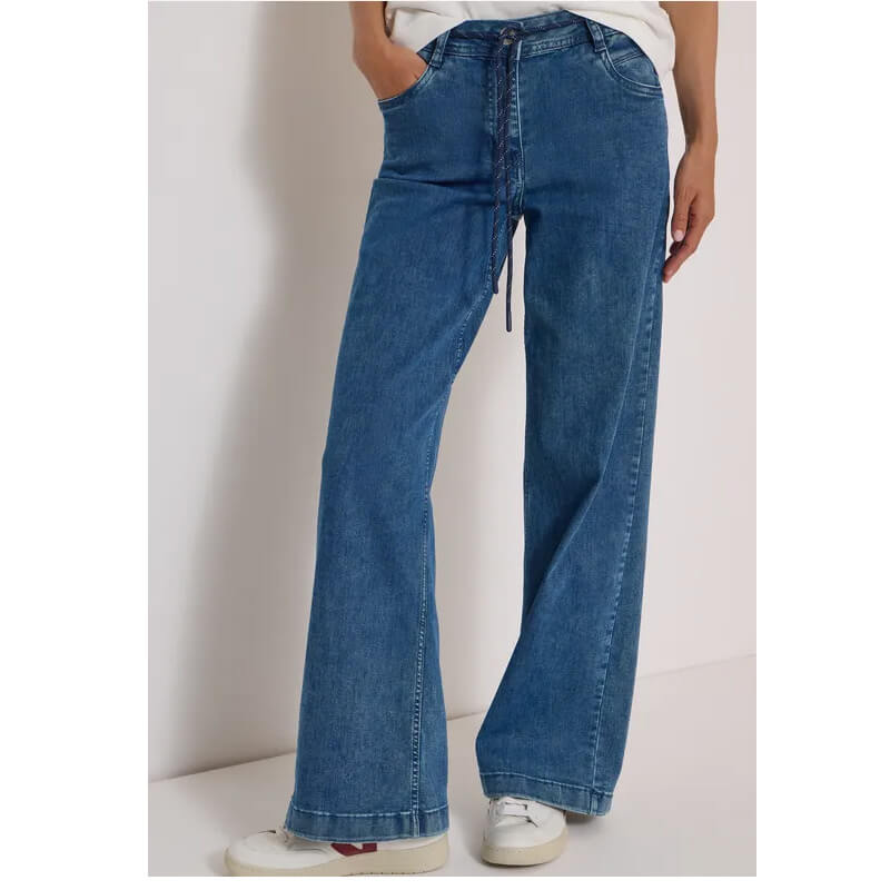 Cecil Neele High Waist Flared Leg Jeans - Image 6