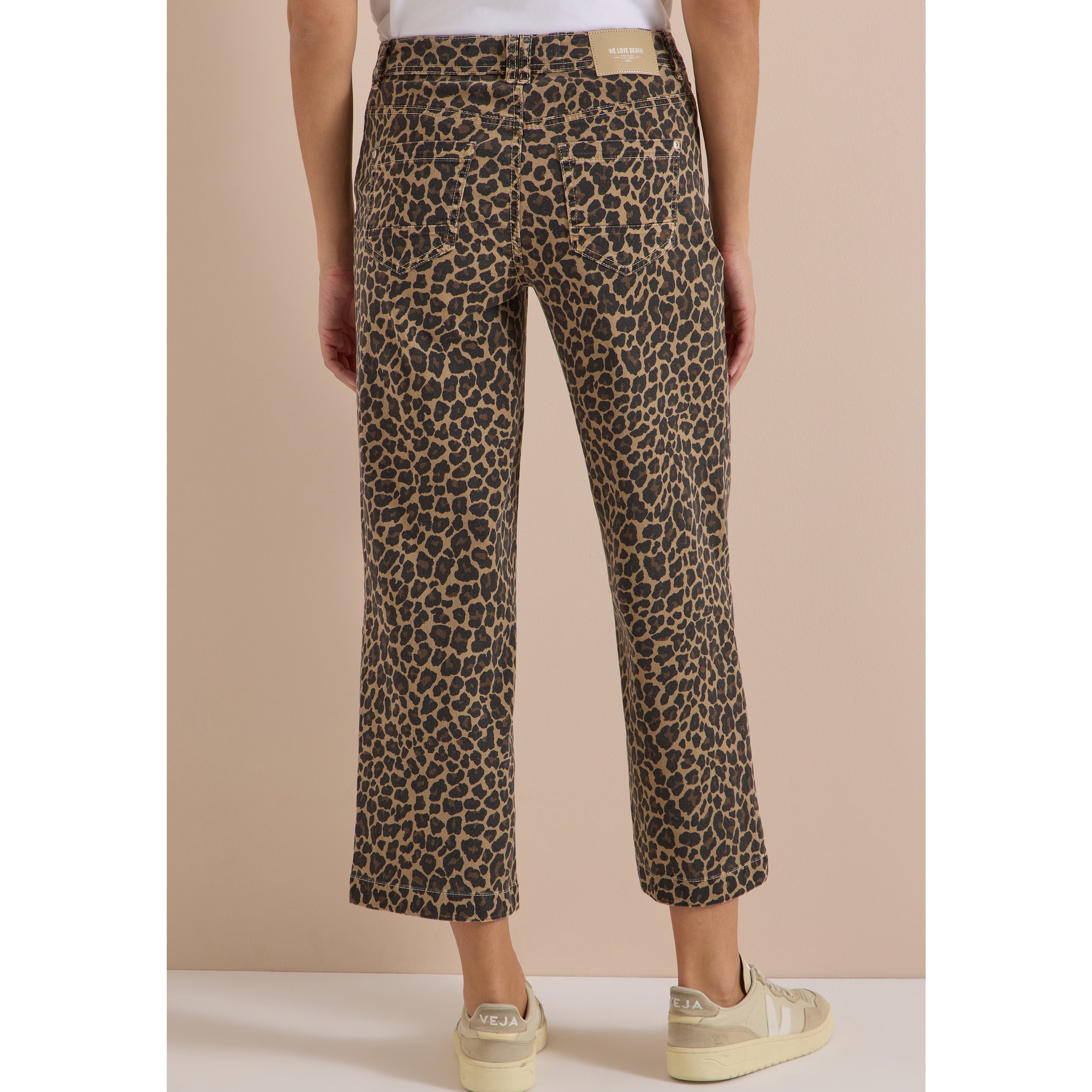Cecil Neele Beige Wide Leg Leo Jeans - Image 3