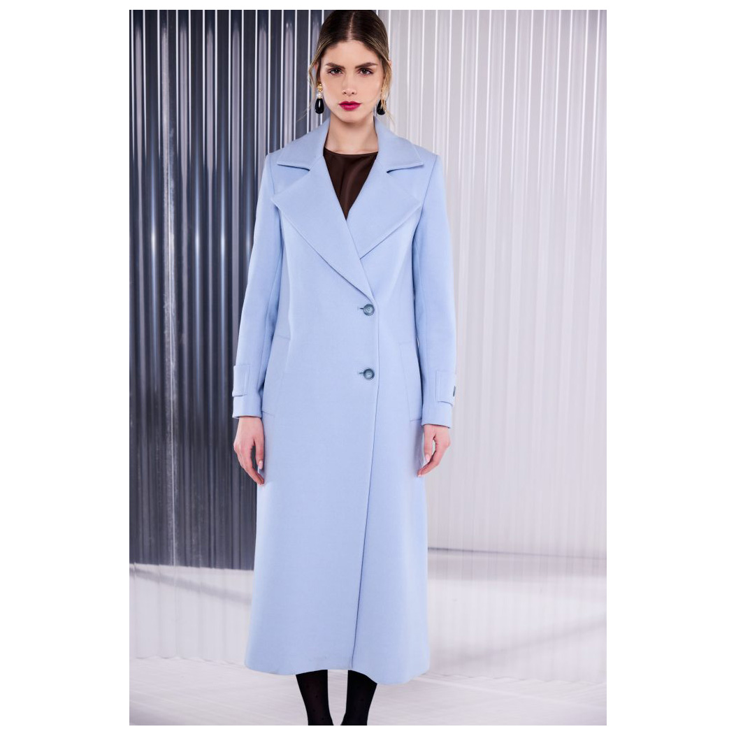 Kate Cooper Arctic Blue Wool Mix Coat