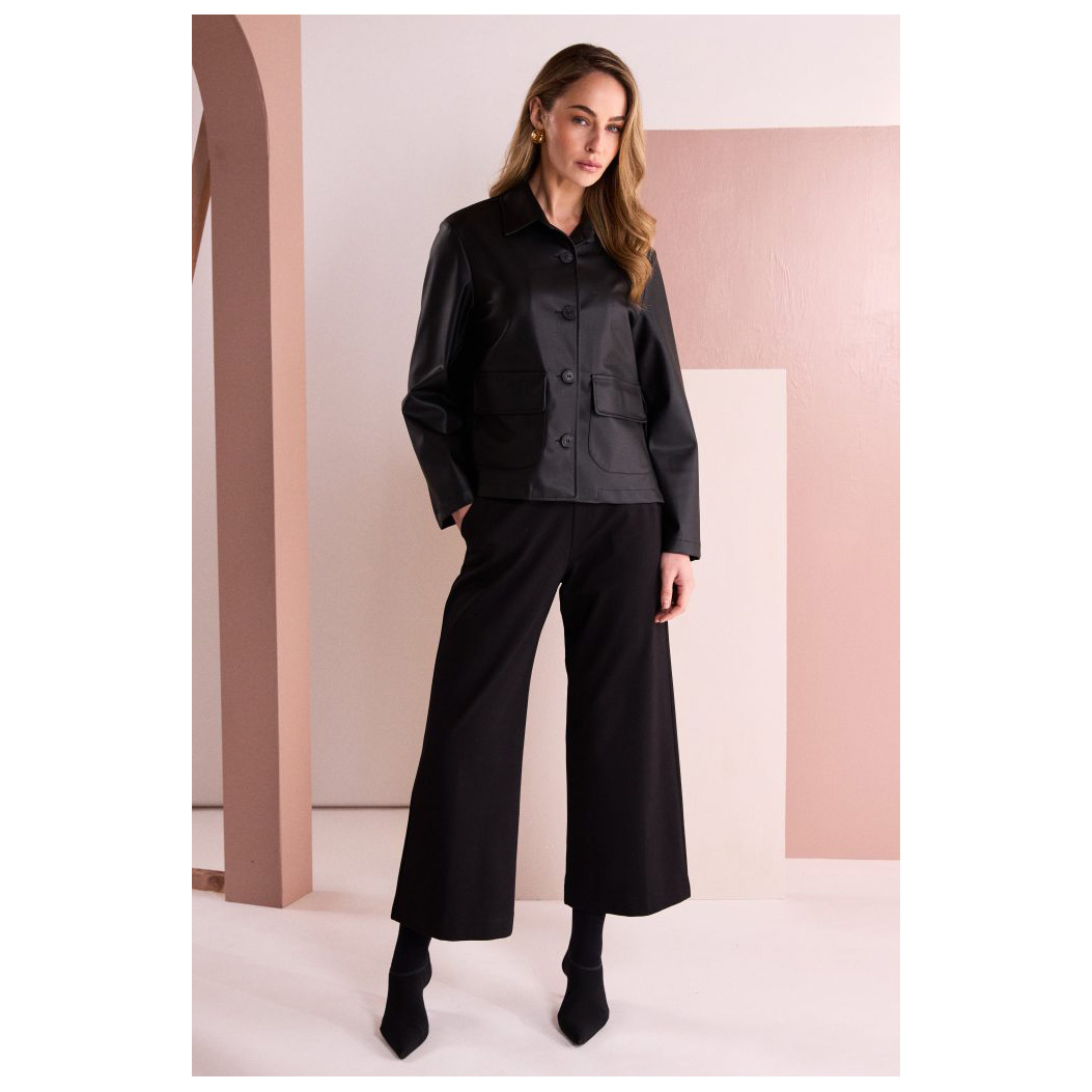 Naya Soft Wide Leg Trouser With Side Pocket