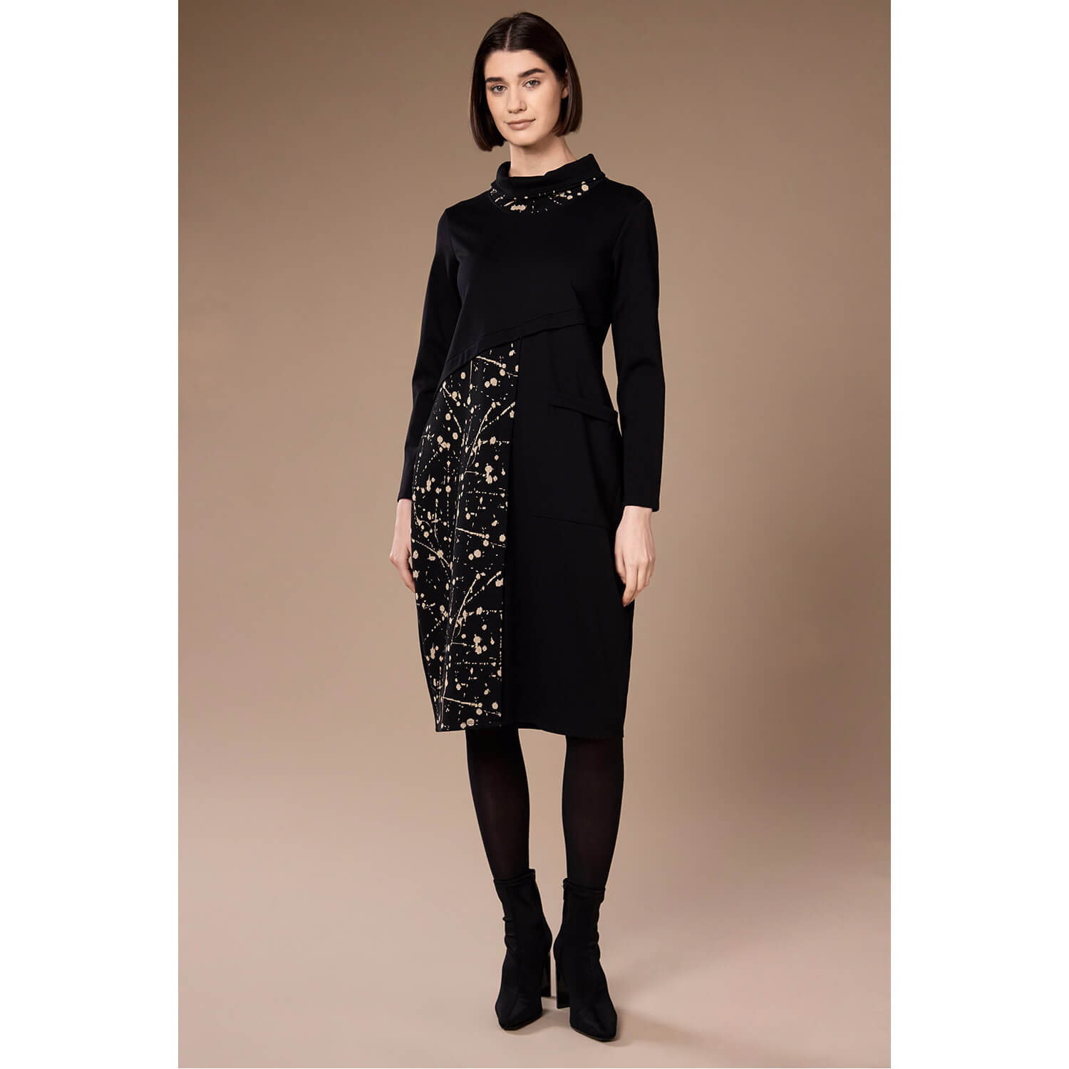 Peruzzi Splash Print Dress