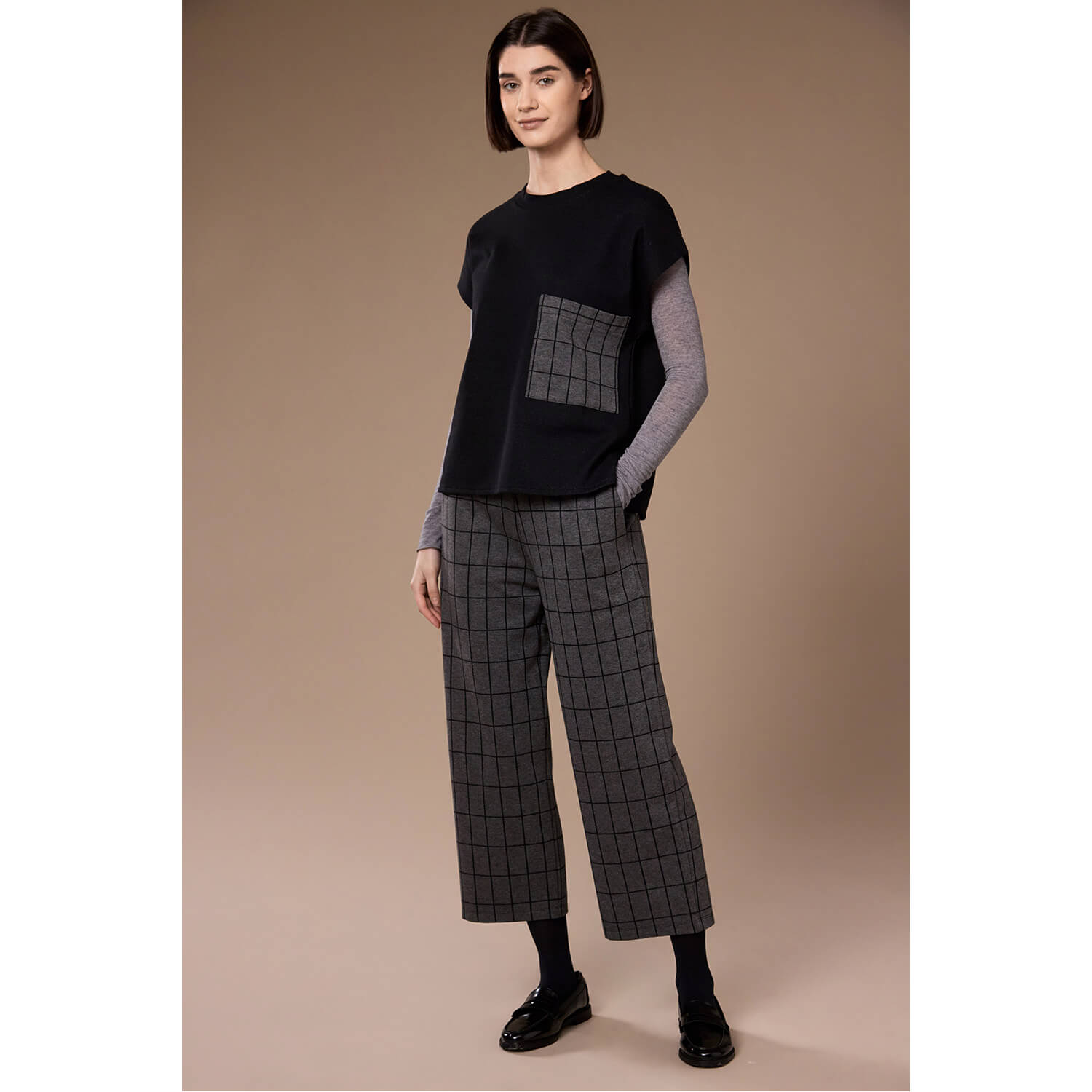 Peruzzi Grid Tabard Top - Image 3