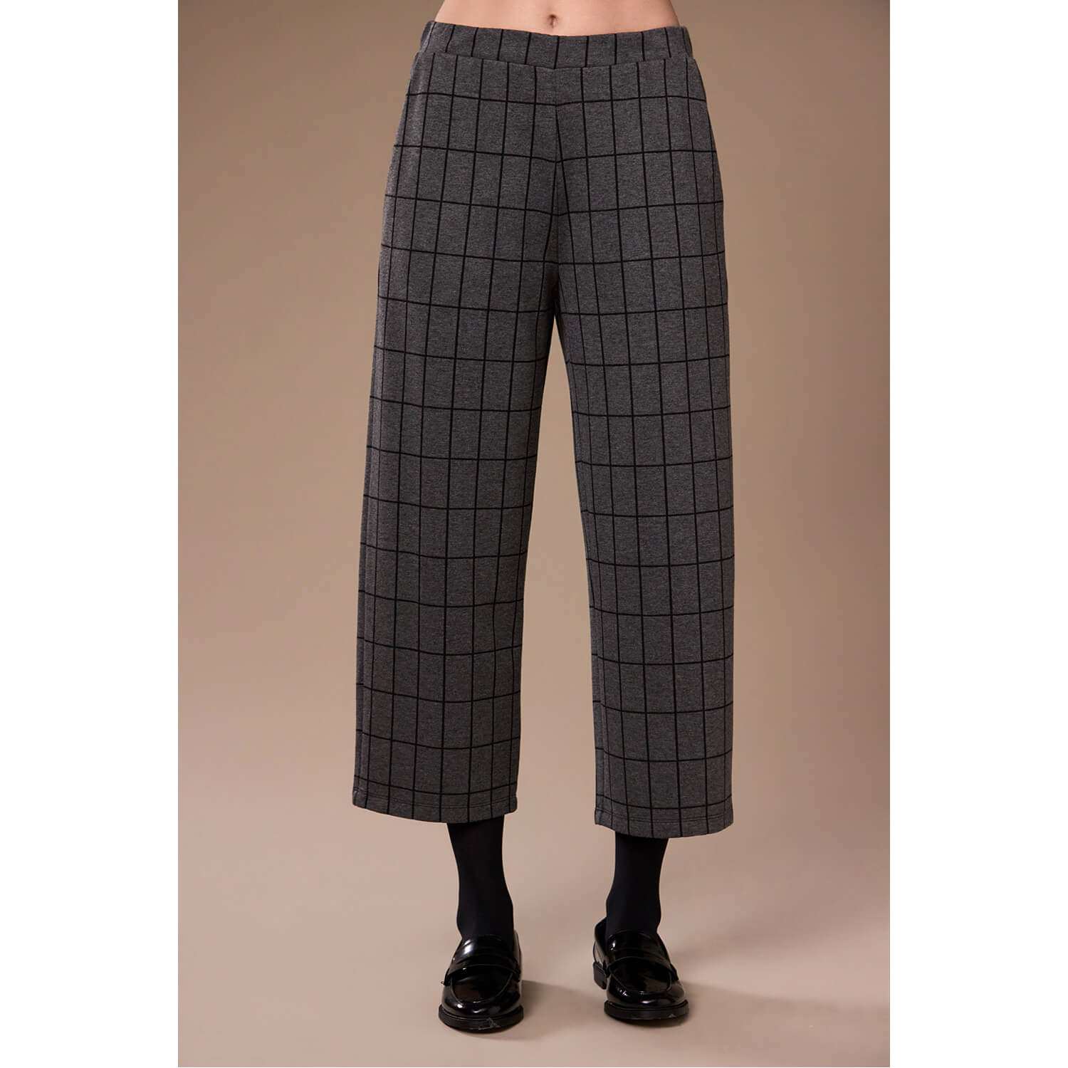 Peruzzi Grid Print Trouser