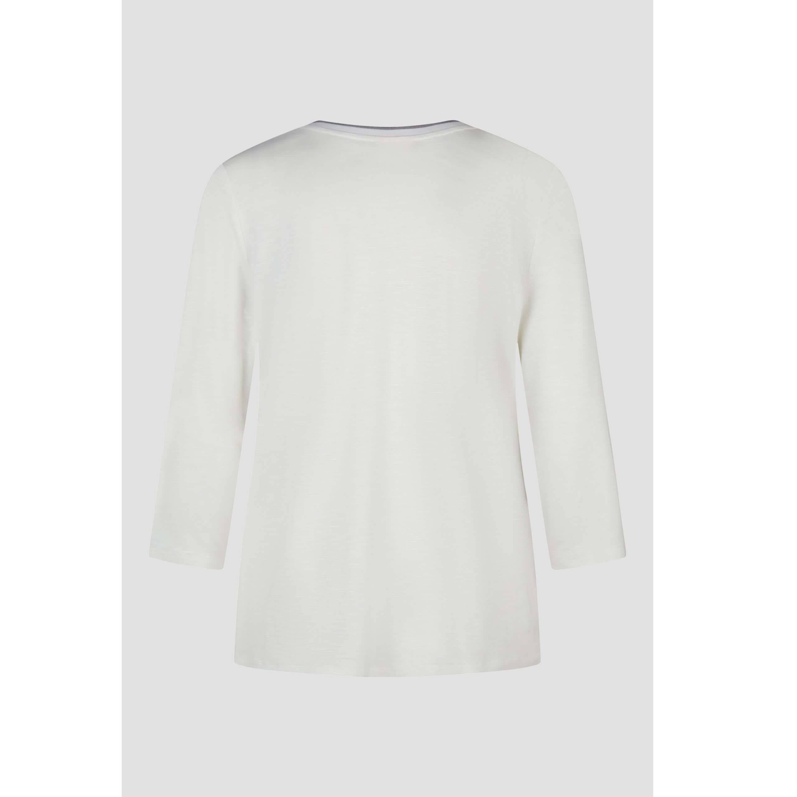 Lebek Offwhite Print Top - Image 2