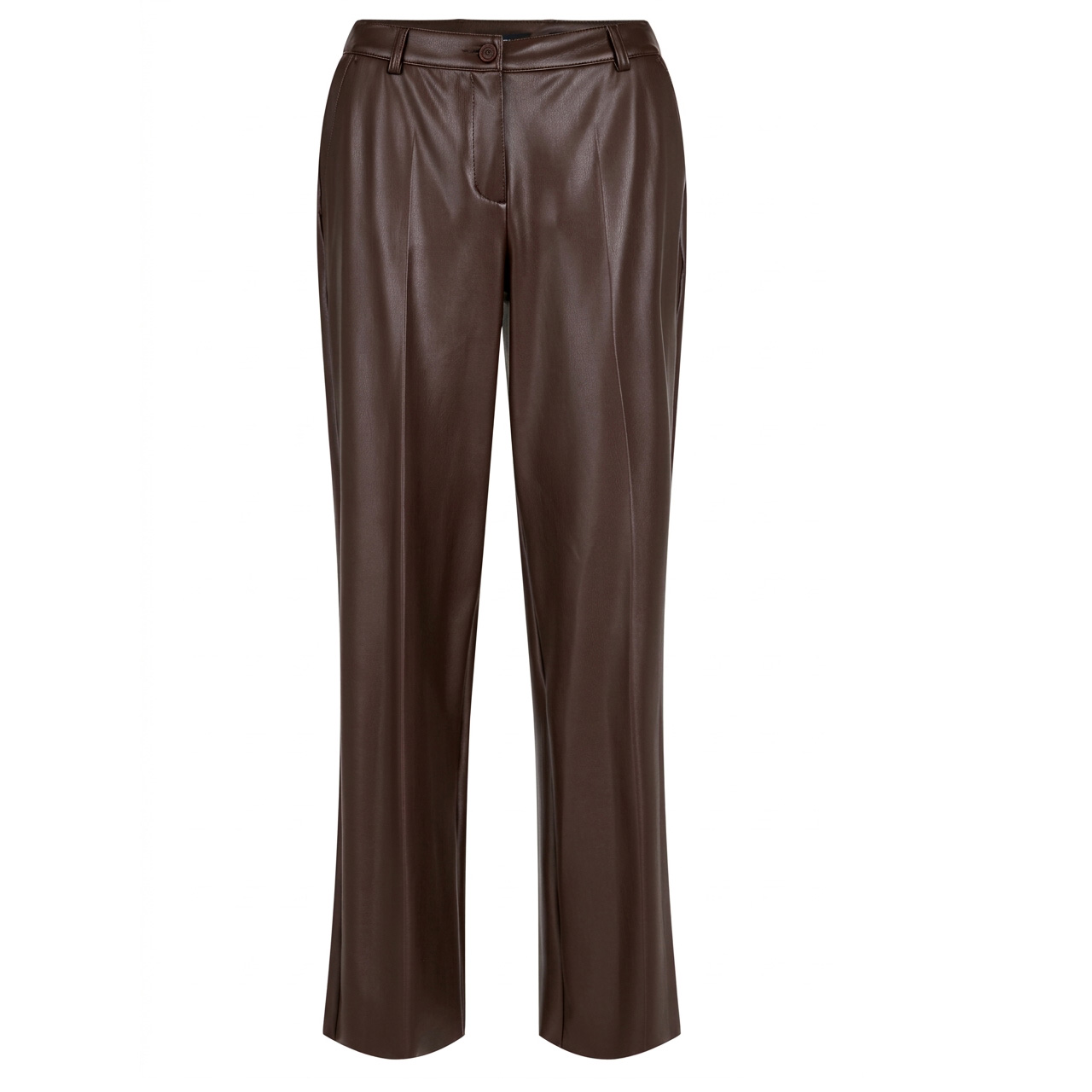Robell Britt Leather Trouser (Brown & Toffee)